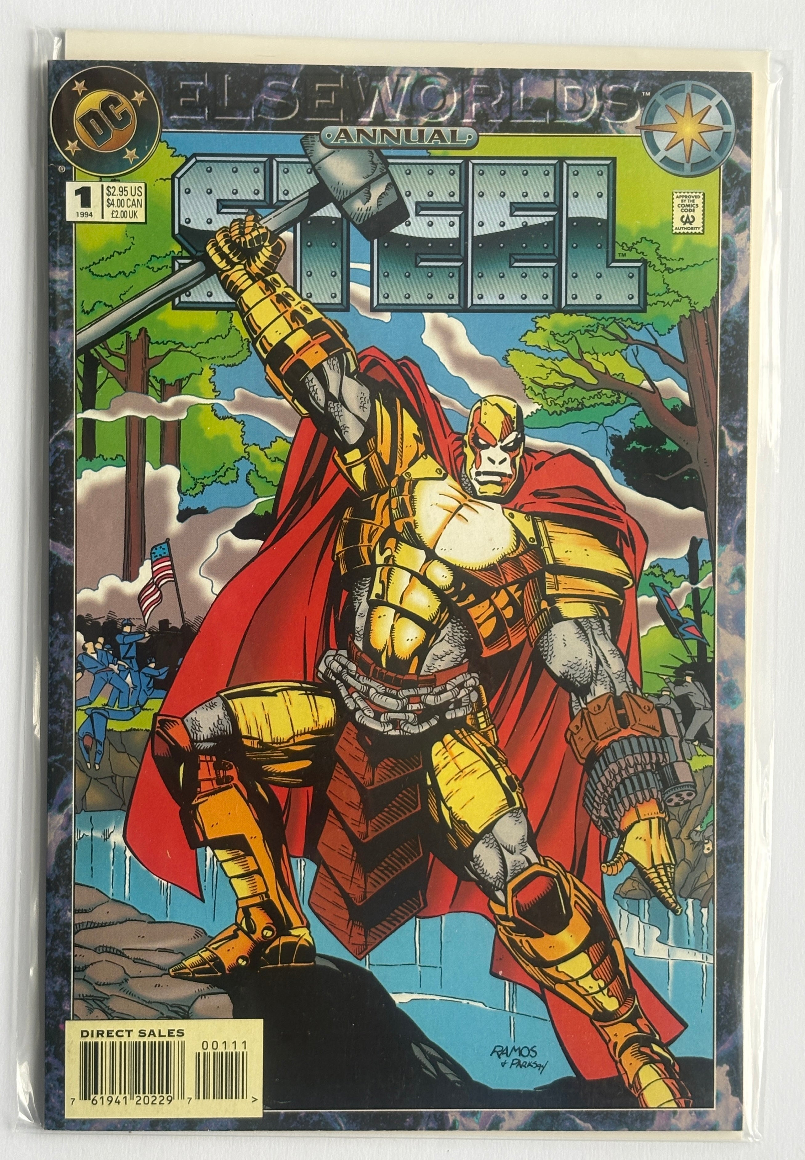 Steel Annual #1 Elseworlds 1st Printing DC 1994 VF 8.0
