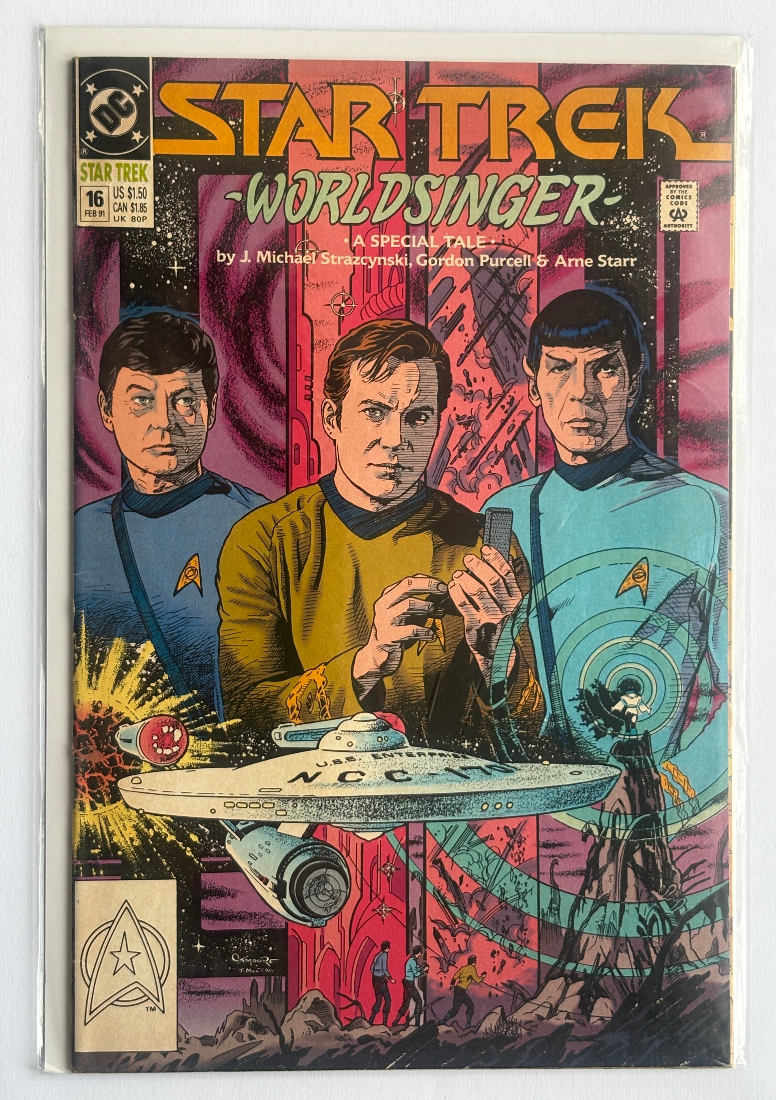 Star Trek #16 - Worldsinger - DC Comics - February 1991 FN 6.0