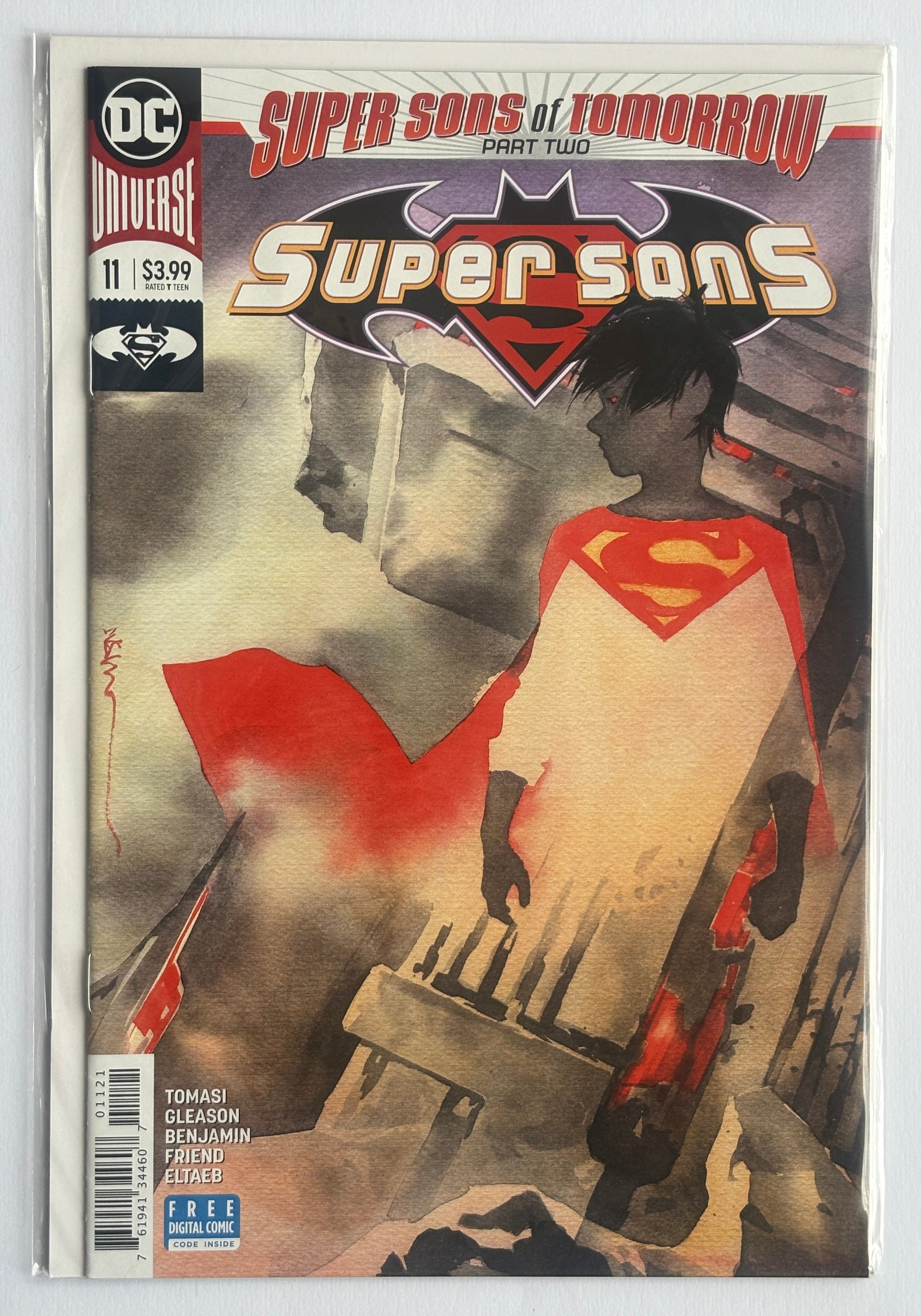 Super Sons #11 - 1st Printing Nguyen Variant DC Comics February 2018 VF/NM 9.0