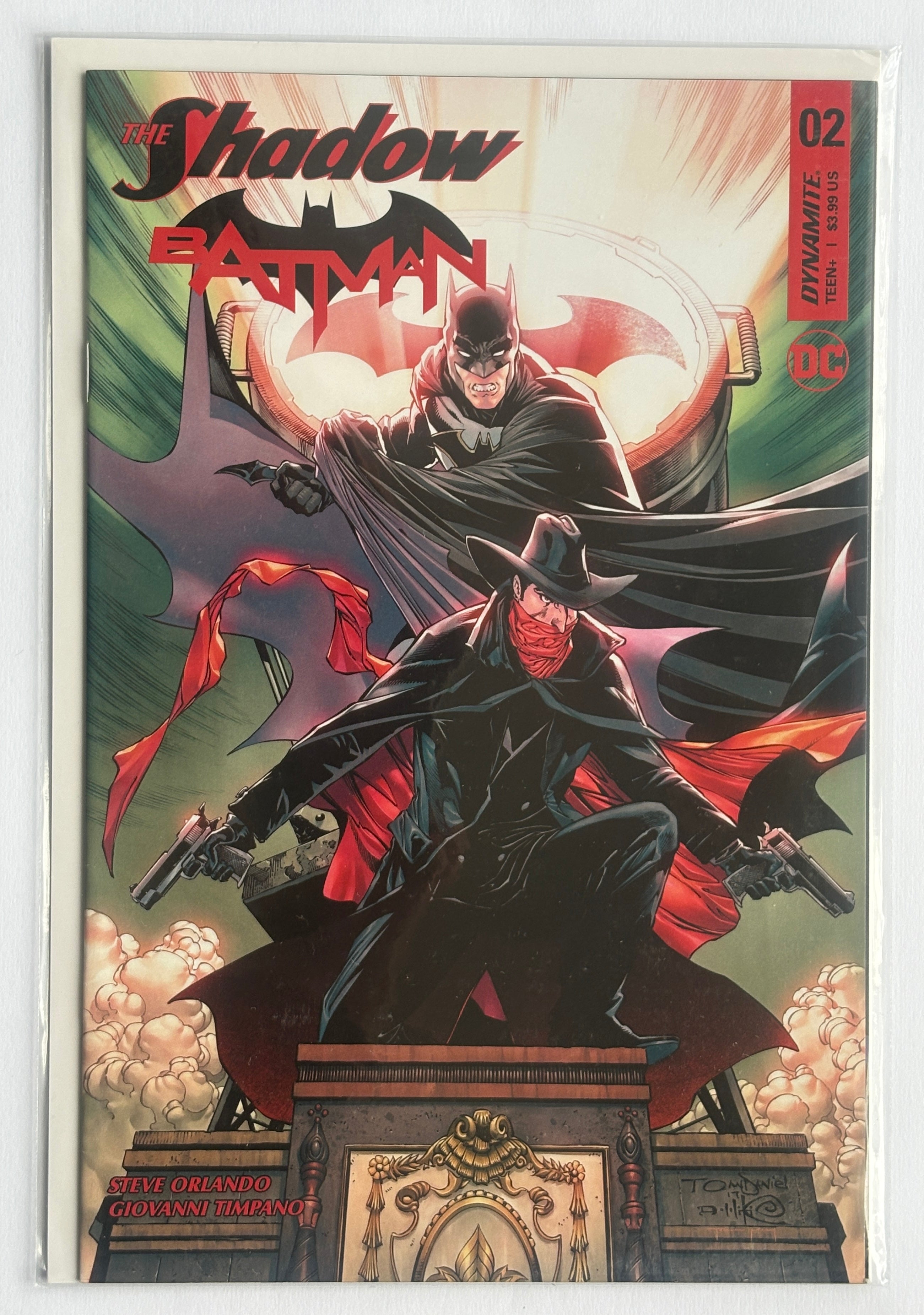 The Shadow / Batman #2 - 1st Printing DC Dynamite Comics 2017 VF+ 8.5
