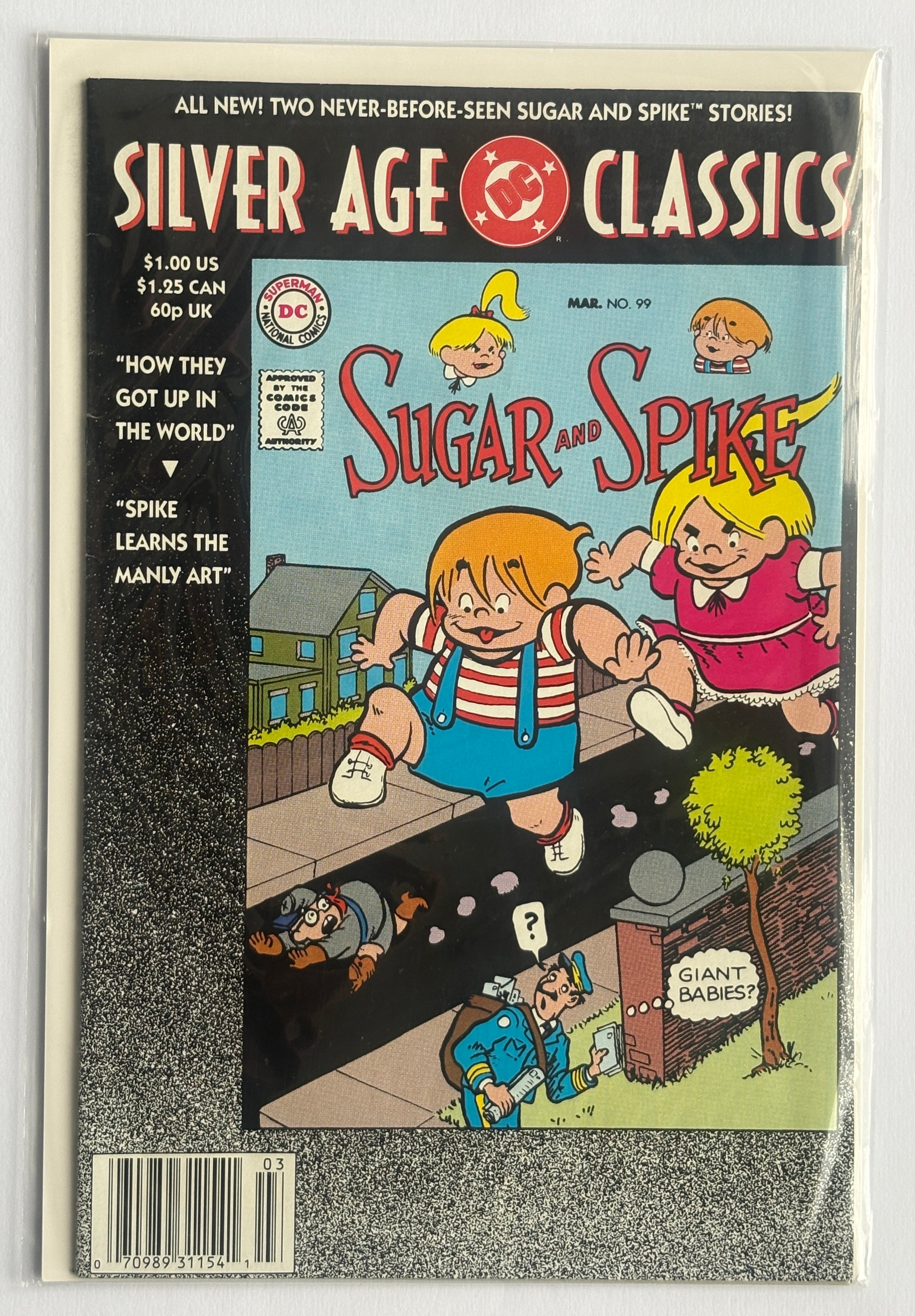 DC Silver Age Classics - Sugar and Spike #99 - DC Comics December 1991 F/VF 7.0