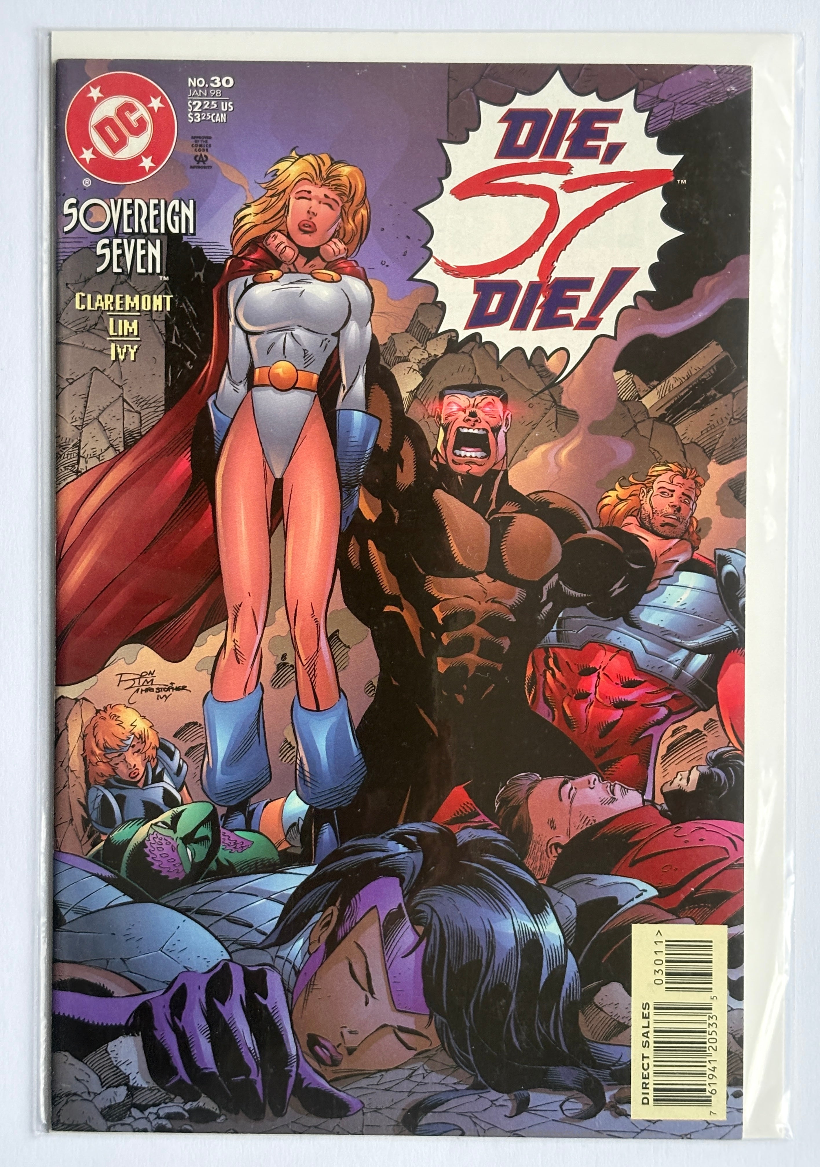 Sovereign Seven #30 - 1st Printing DC Comics January 1998 VF+ 8.5