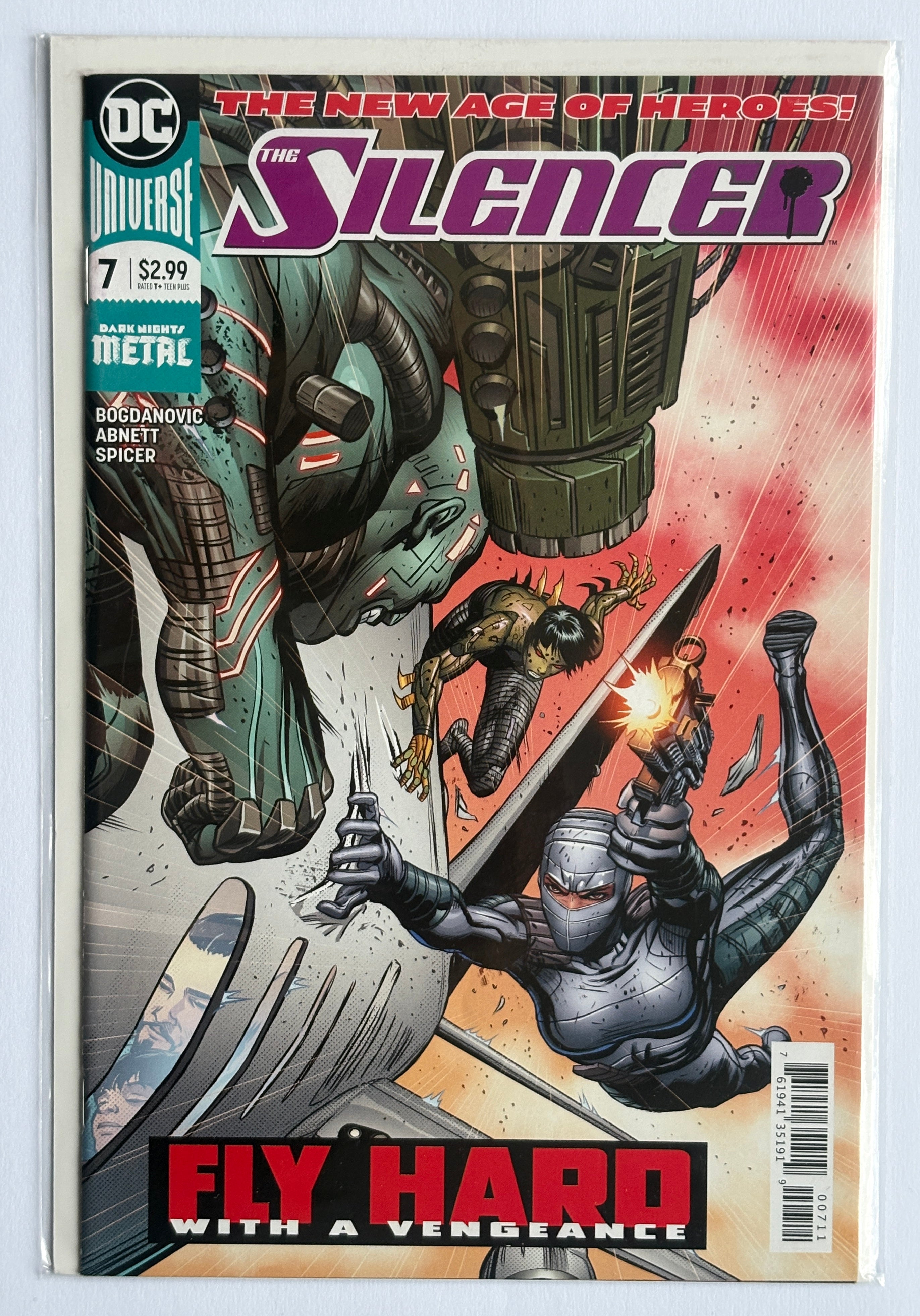 The Silencer #7 - 1st Printing  DC Comics September 2018 VF+ 8.5