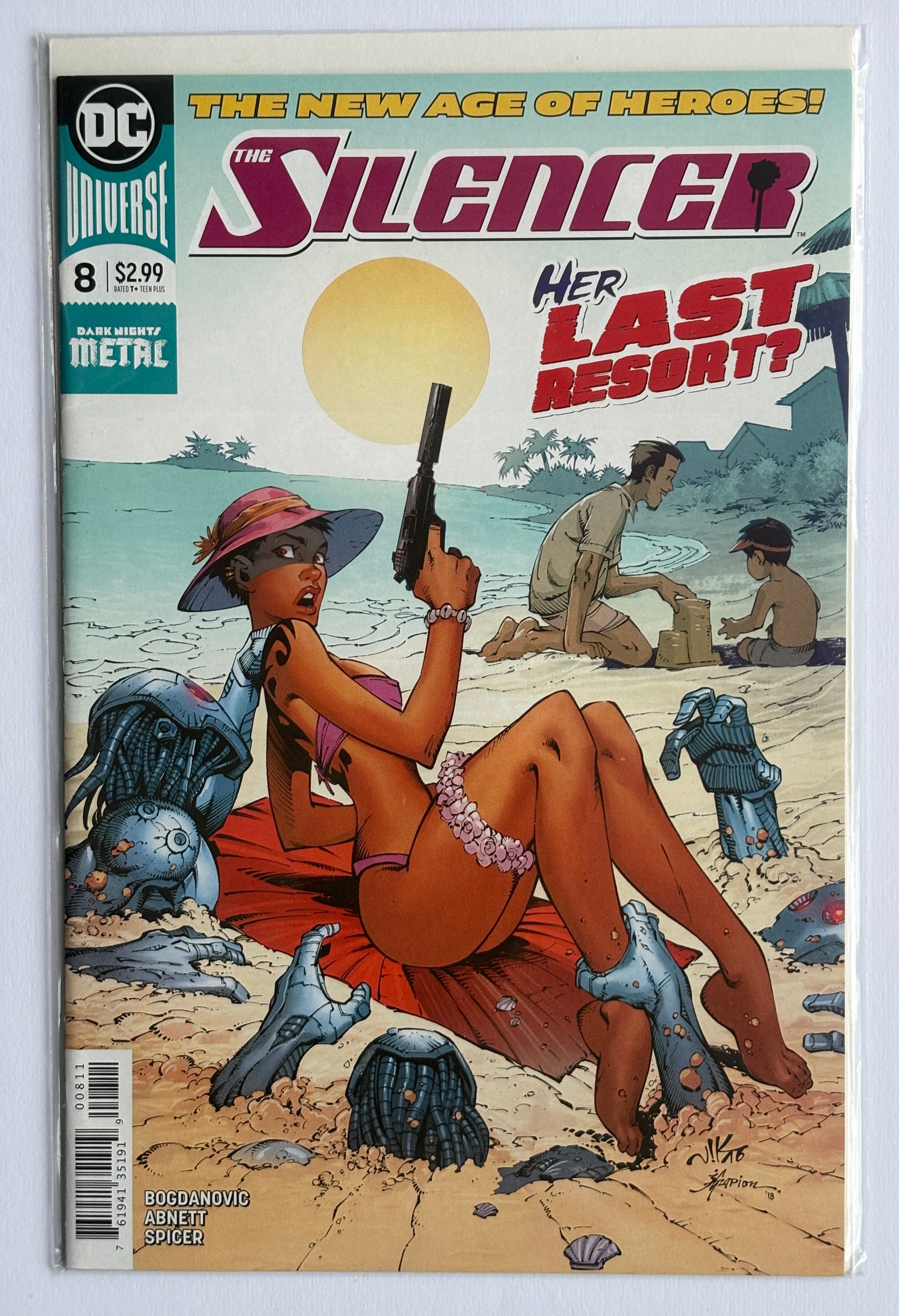 The Silencer #8 - 1st Printing  DC Comics October 2018 VF+ 8.5