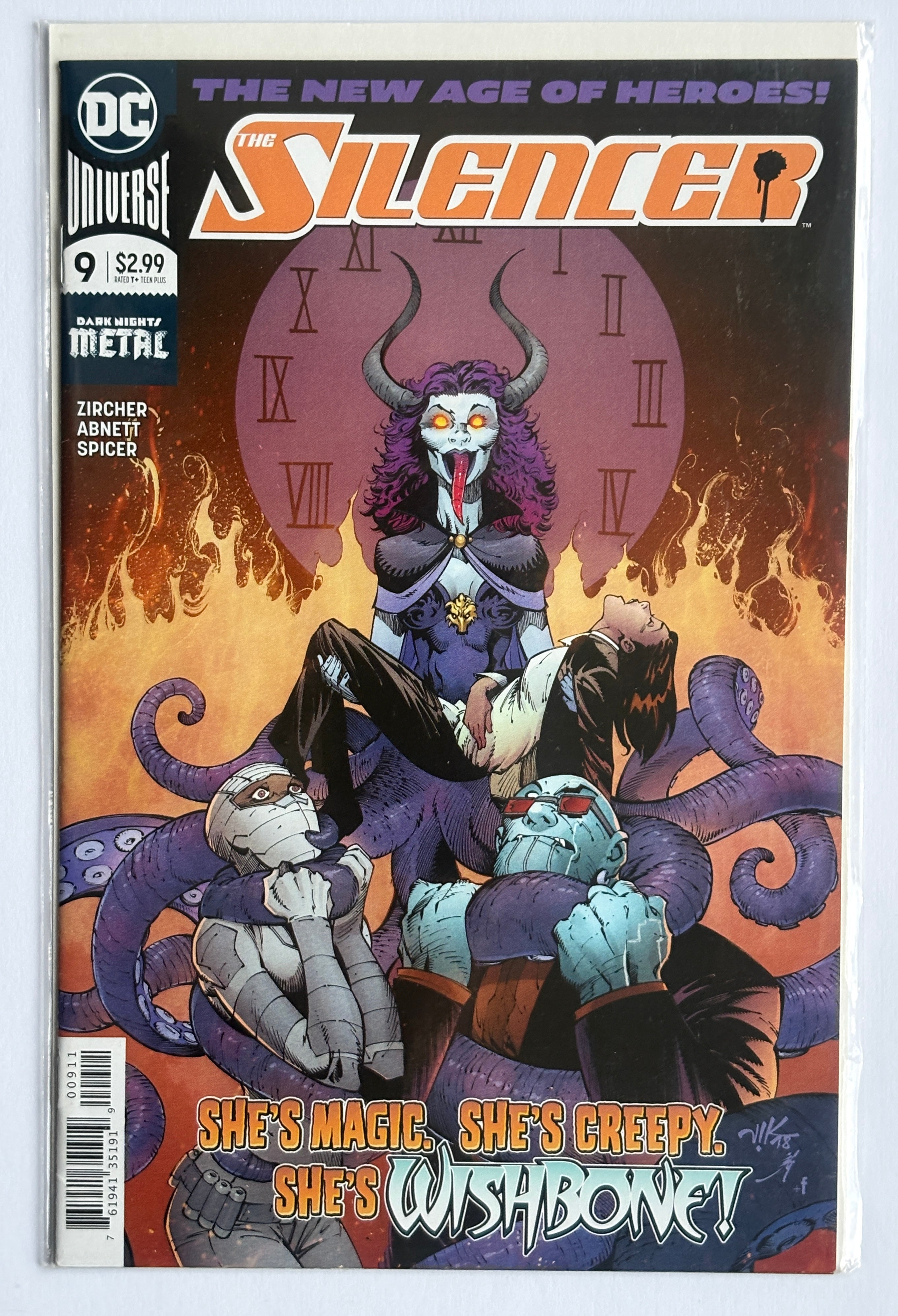 The Silencer #9 - 1st Printing  DC Comics November 2018 VF+ 8.5