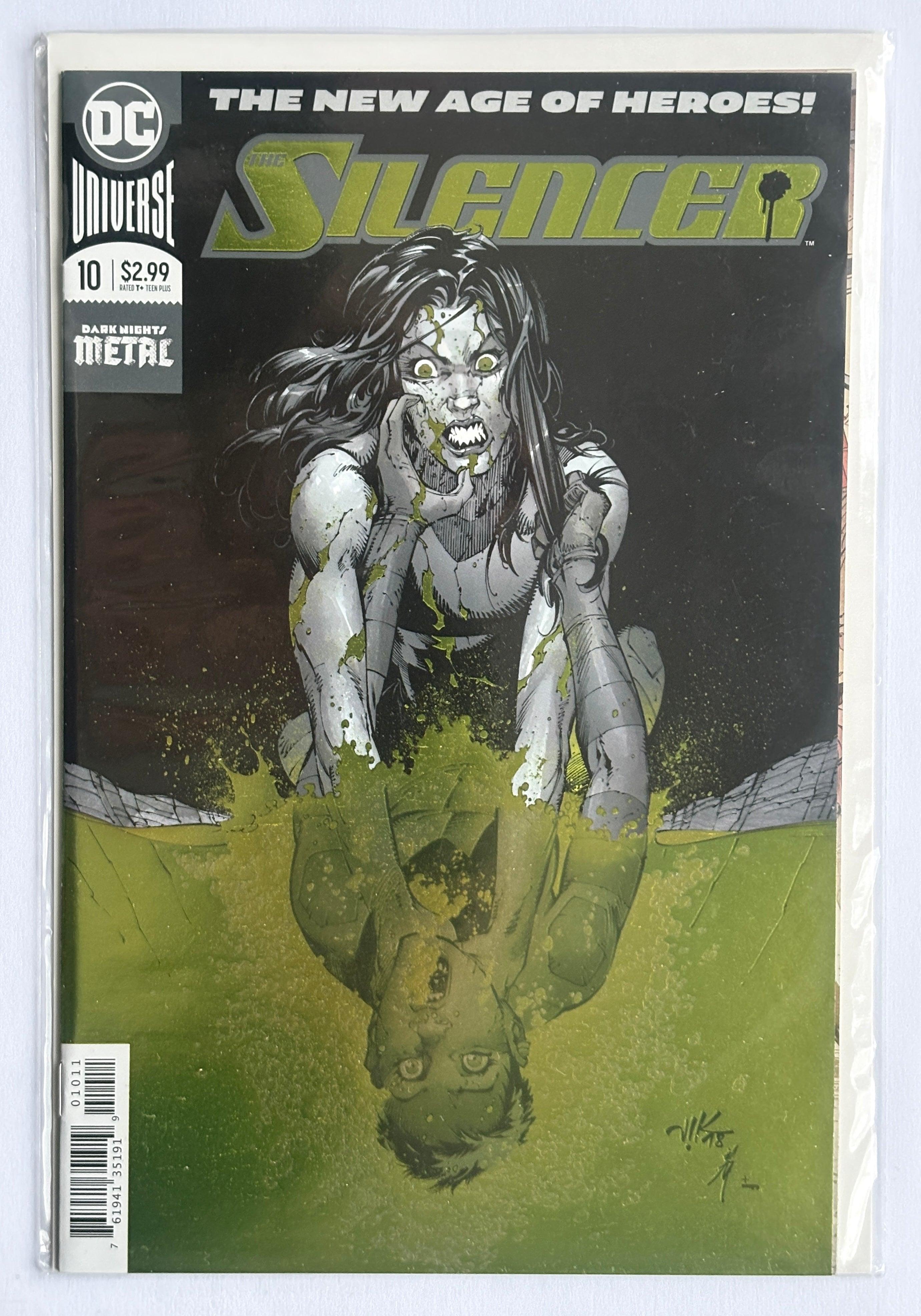 The Silencer #10 - 1st Printing Foil Cover DC Comics December 2018 VF/NM 9.0