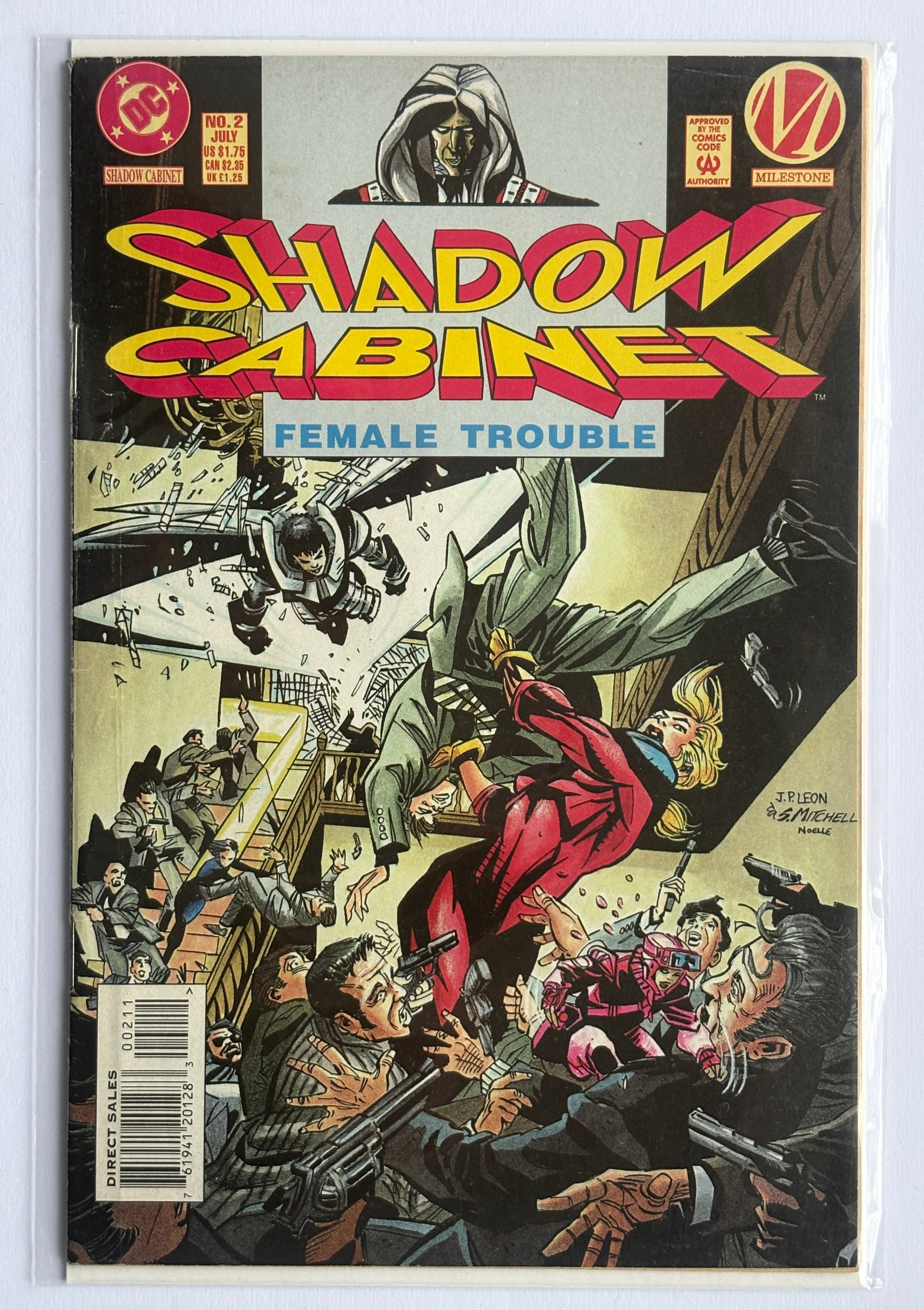 Shadow Cabinet #2 - Female Trouble 1st Printing - DC Comics July 1994 FN 6.0