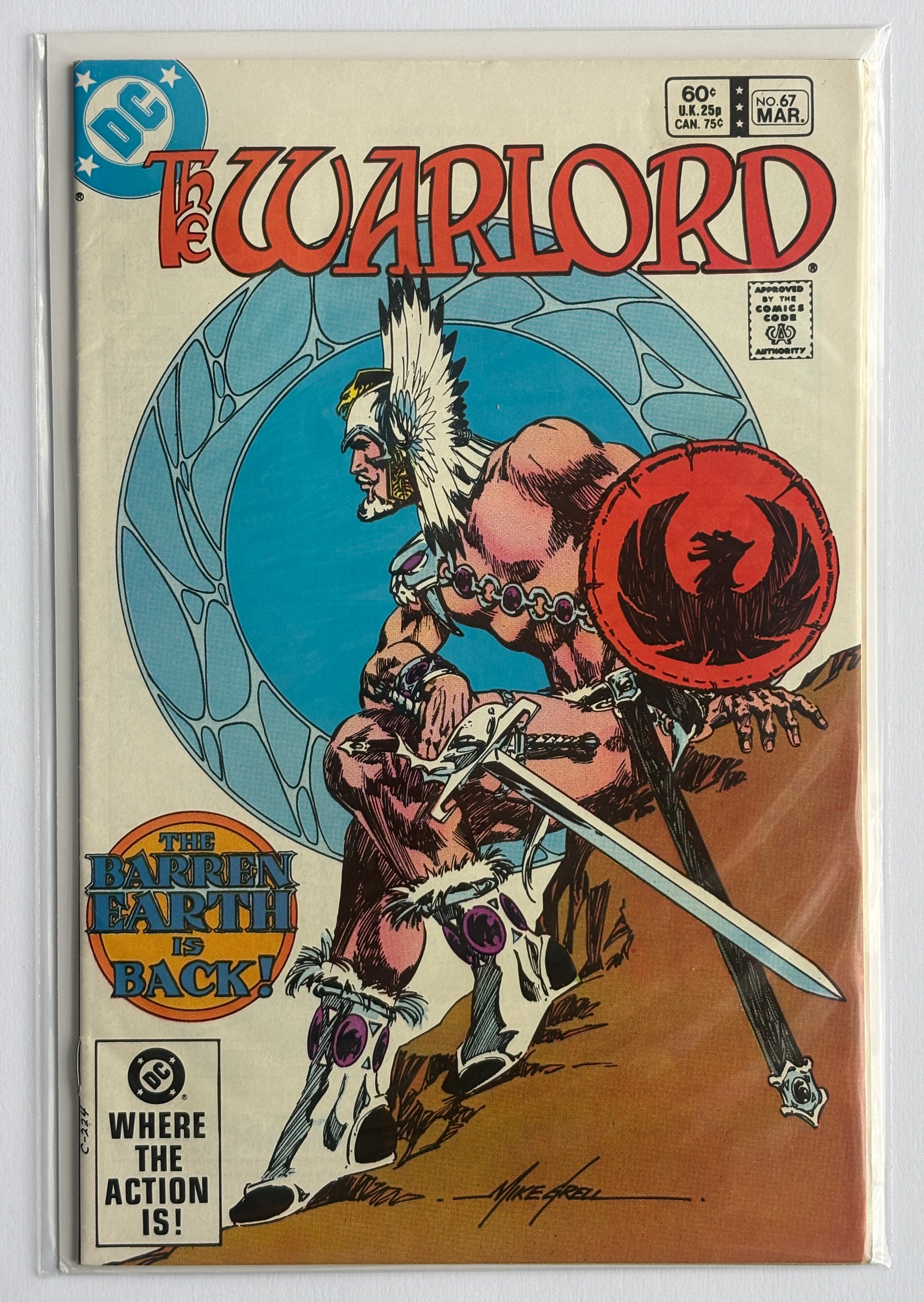 The Warlord #67 - DC Comics - March 1983 VF 8.0