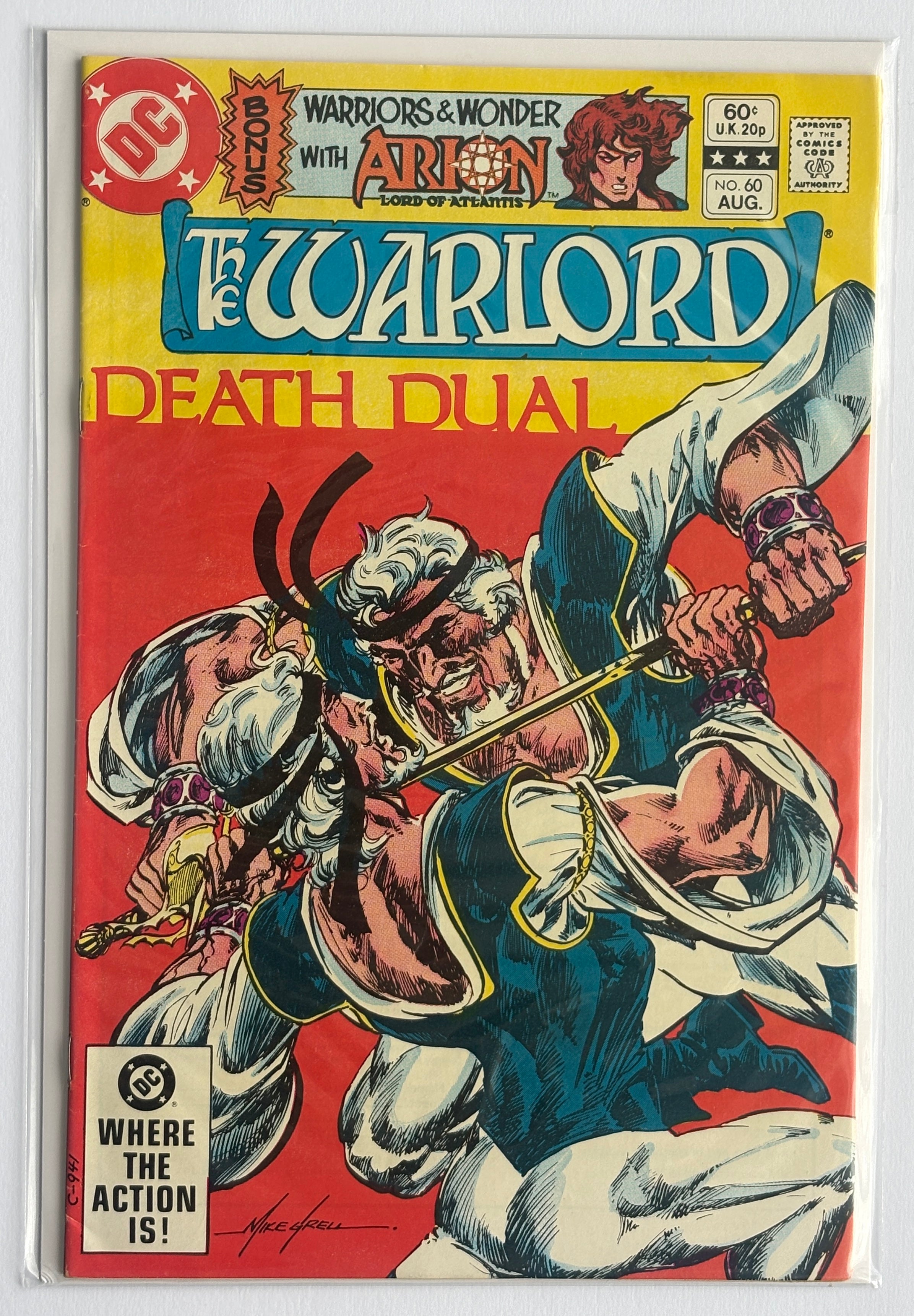 The Warlord #60 - DC Comics - August 1982 VF- 7.5