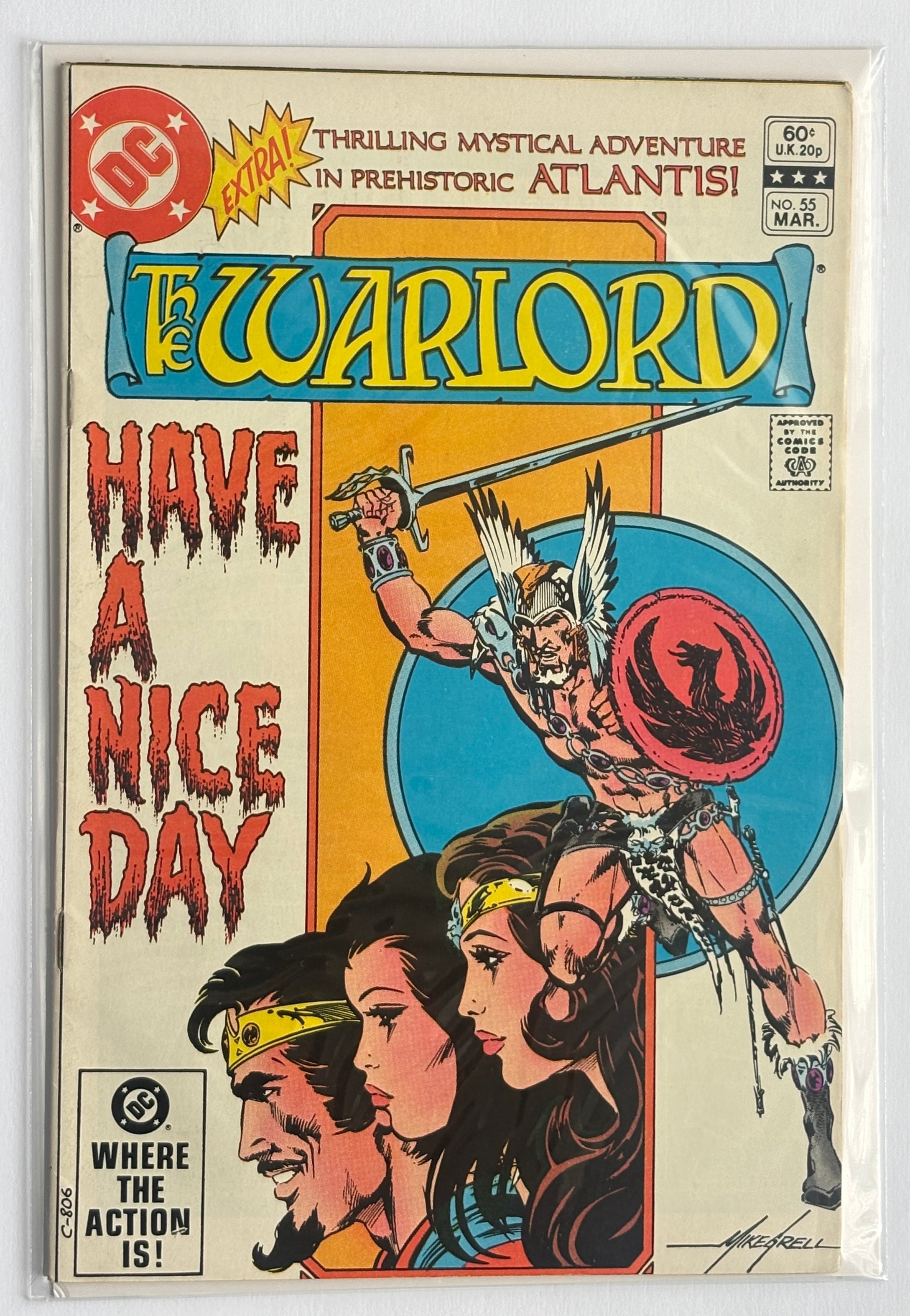 The Warlord #55 - DC Comics - March 1982 VF- 7.5