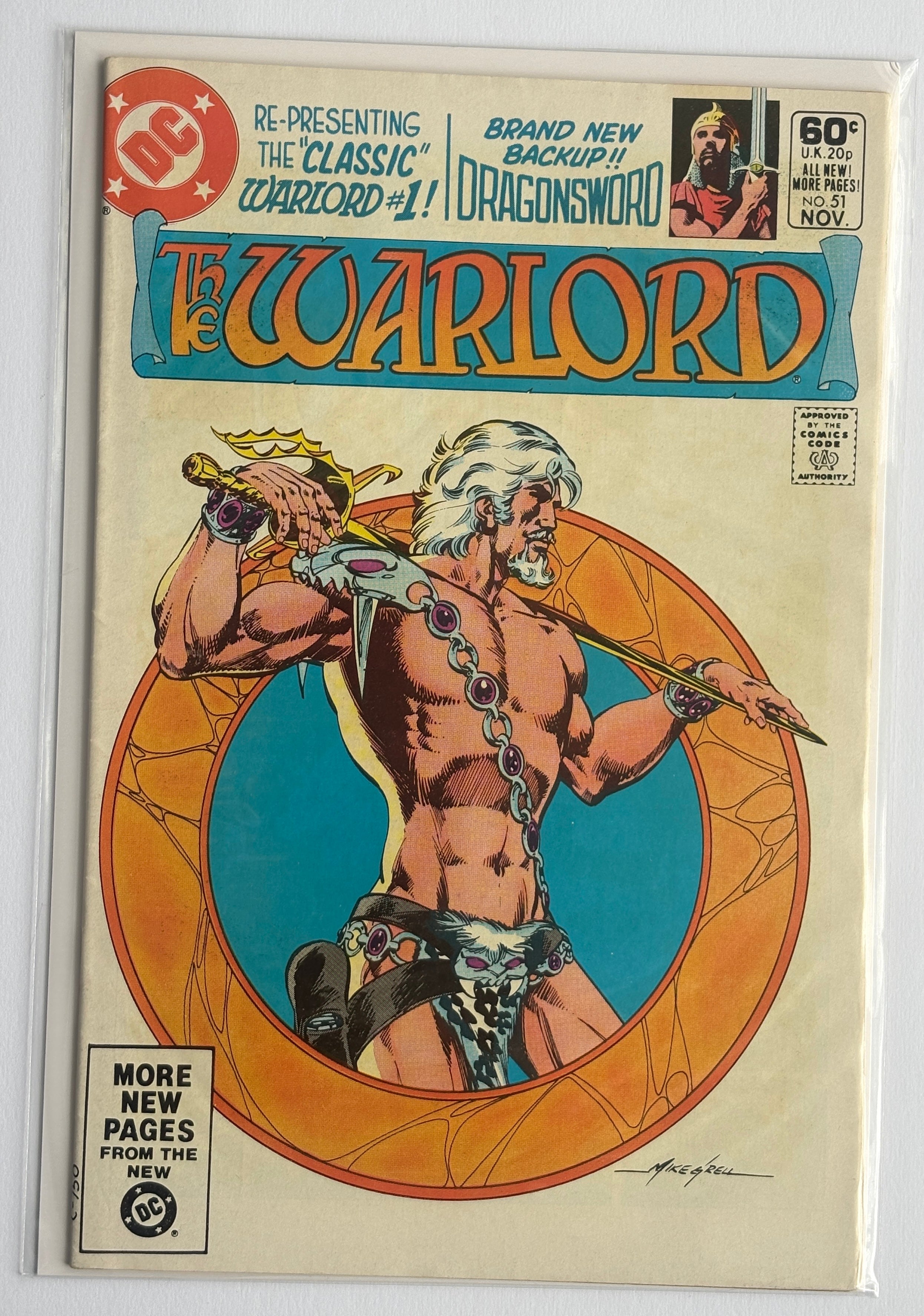 The Warlord #51 -  DC Comics November 1981 F/VF 7.0