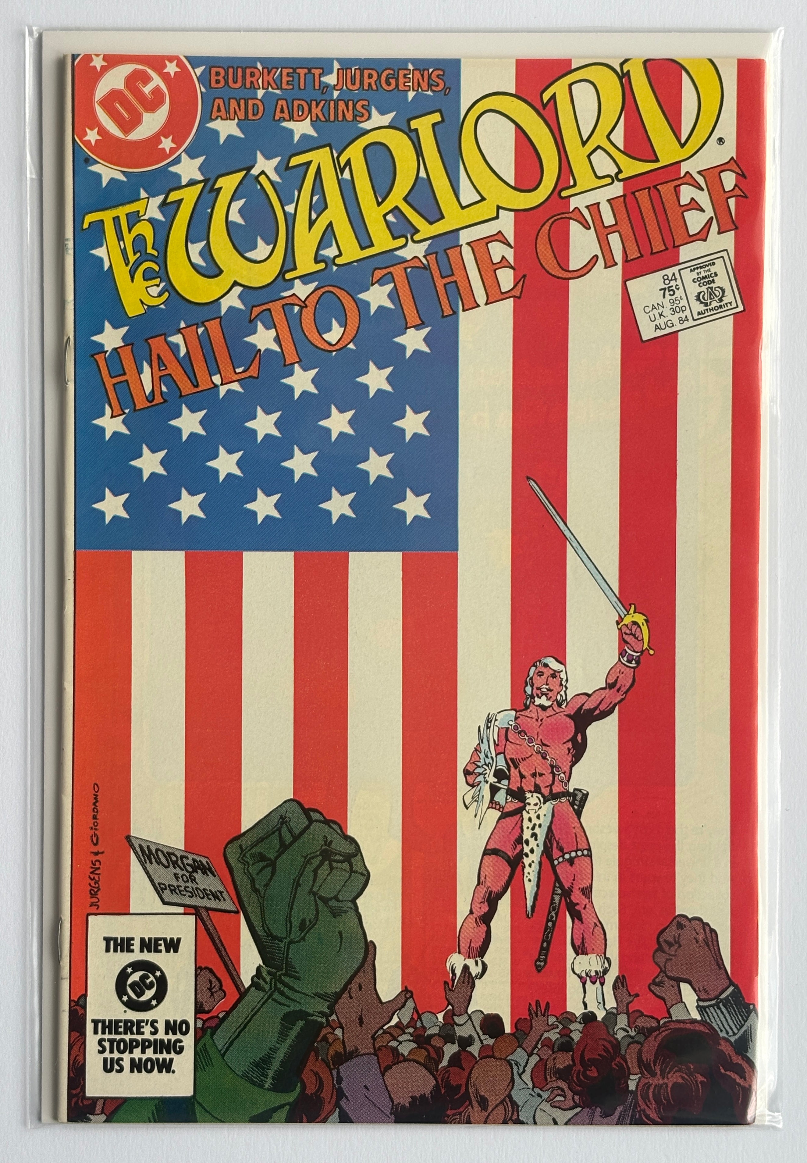 The Warlord #84 - DC Comics - August 1984 VF- 7.5