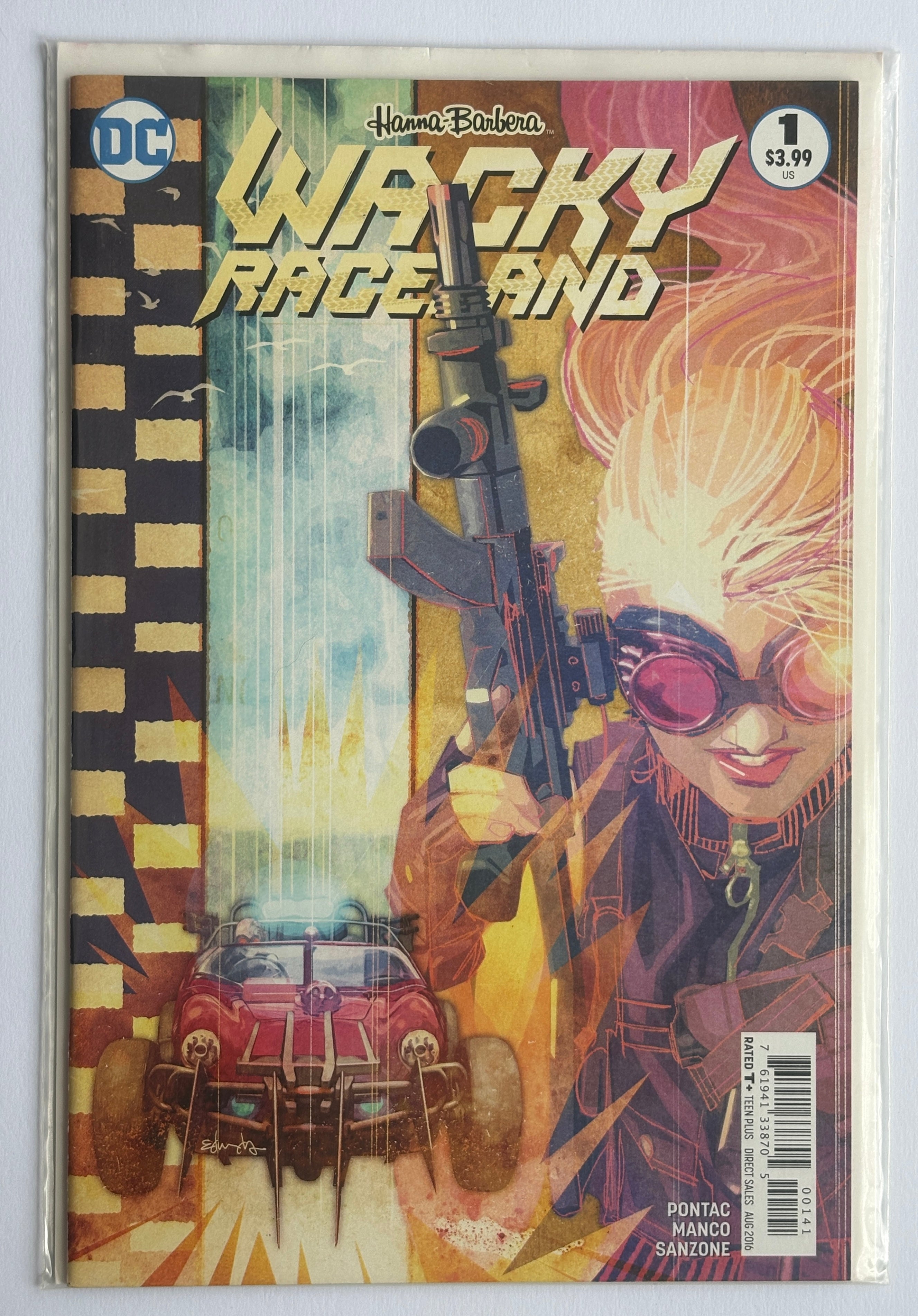Wacky Raceland #1 -  Penelope Pitstop Variant DC Comics August 2016 VF/NM 9.0