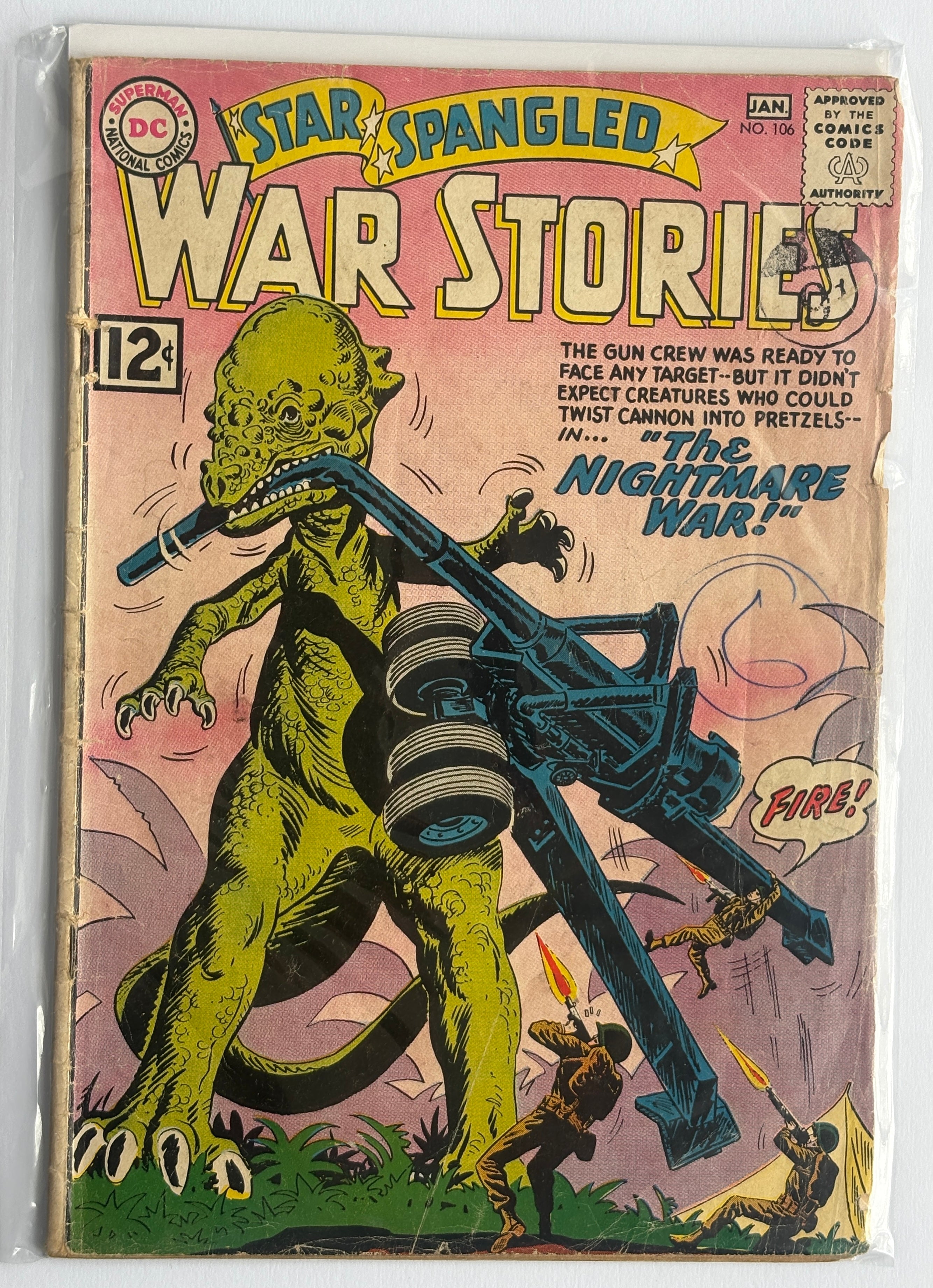 Star Spangled War Stories #106 - DC Comics January 1963 GD- 1.8