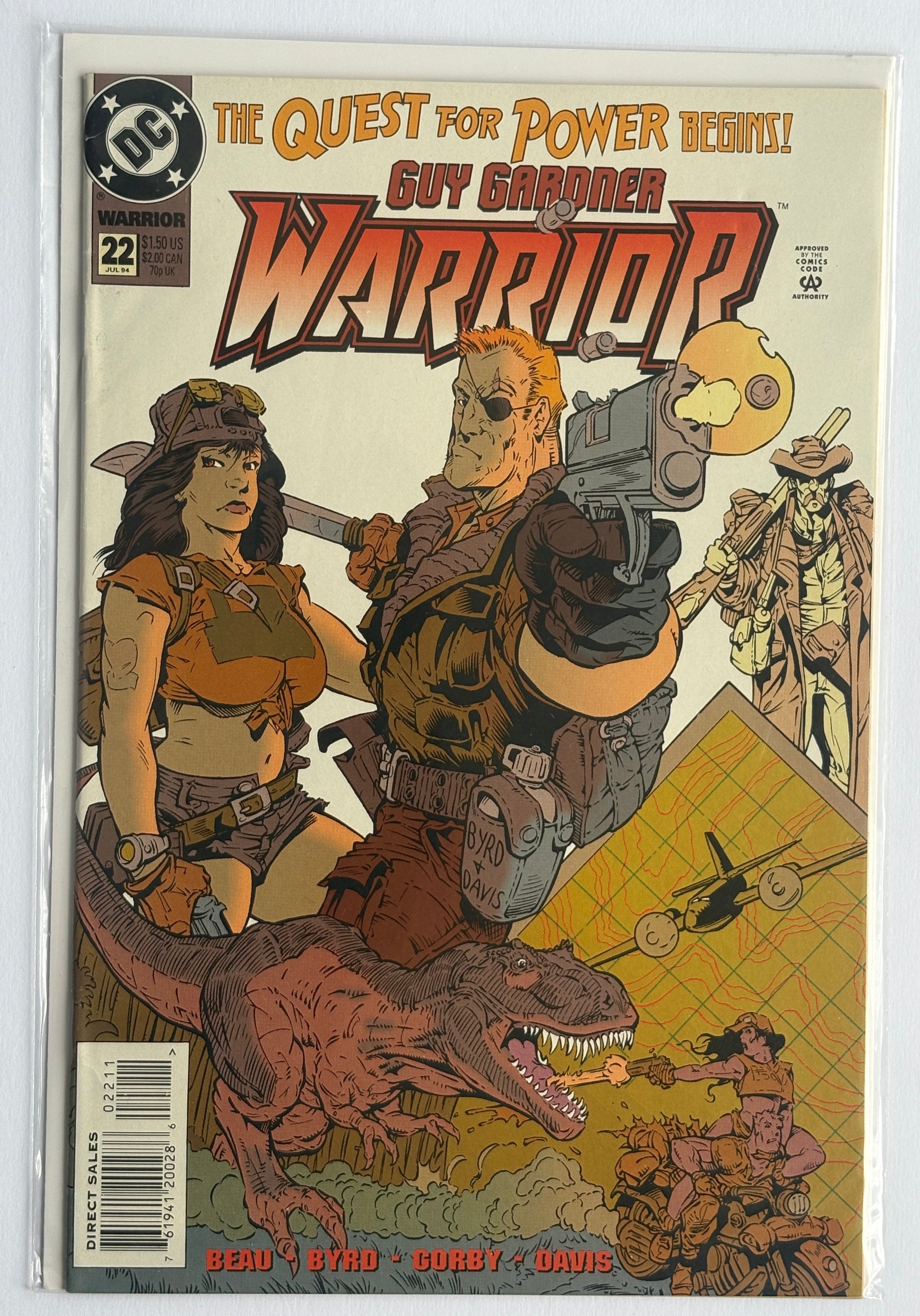 Guy Gardner: Warrior #22 - DC Comics July 1994 F/VF 7.0