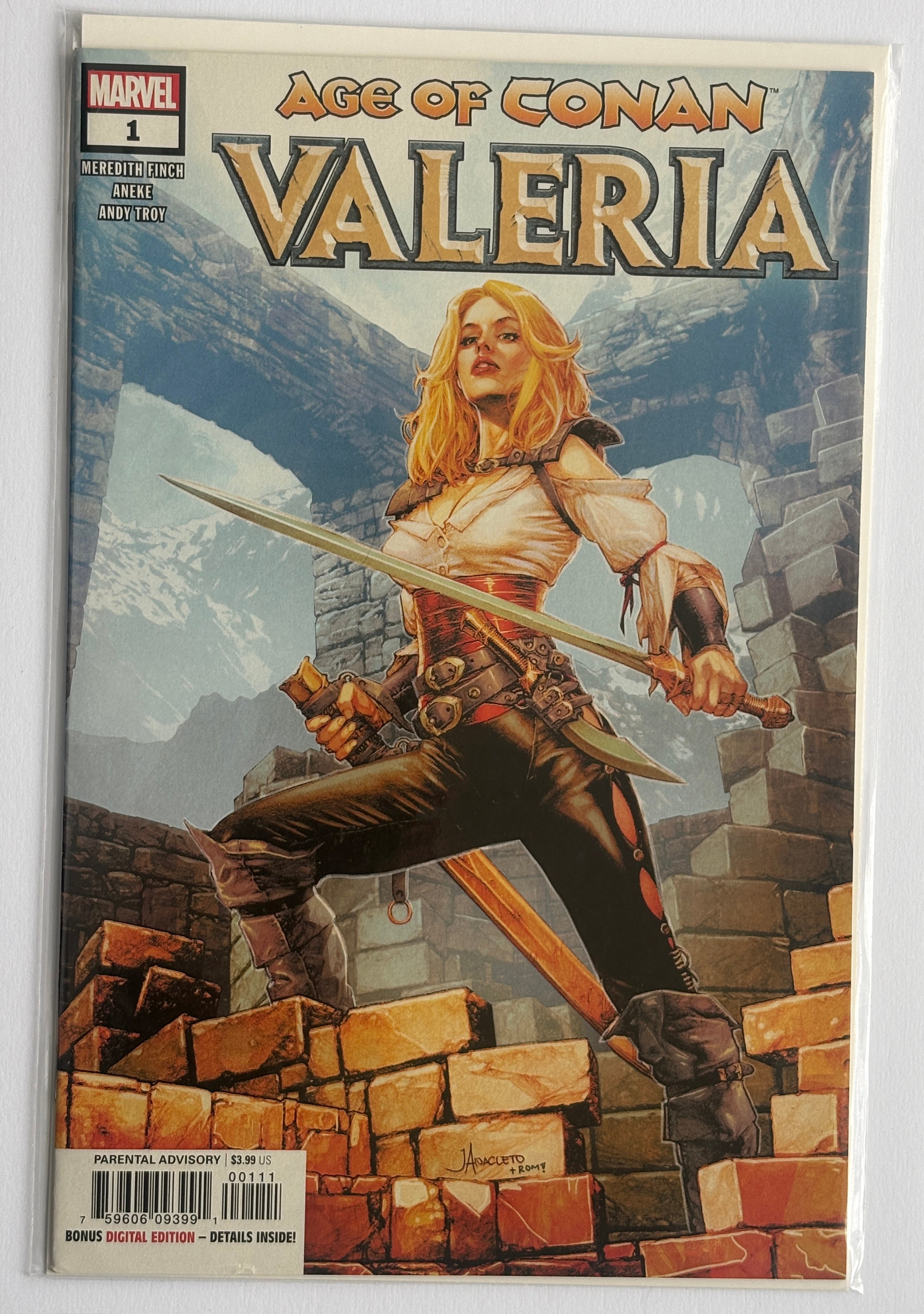 Age of Conan Valeria #1 - 1st Printing - Marvel Comics October 2019 VF+ 8.5