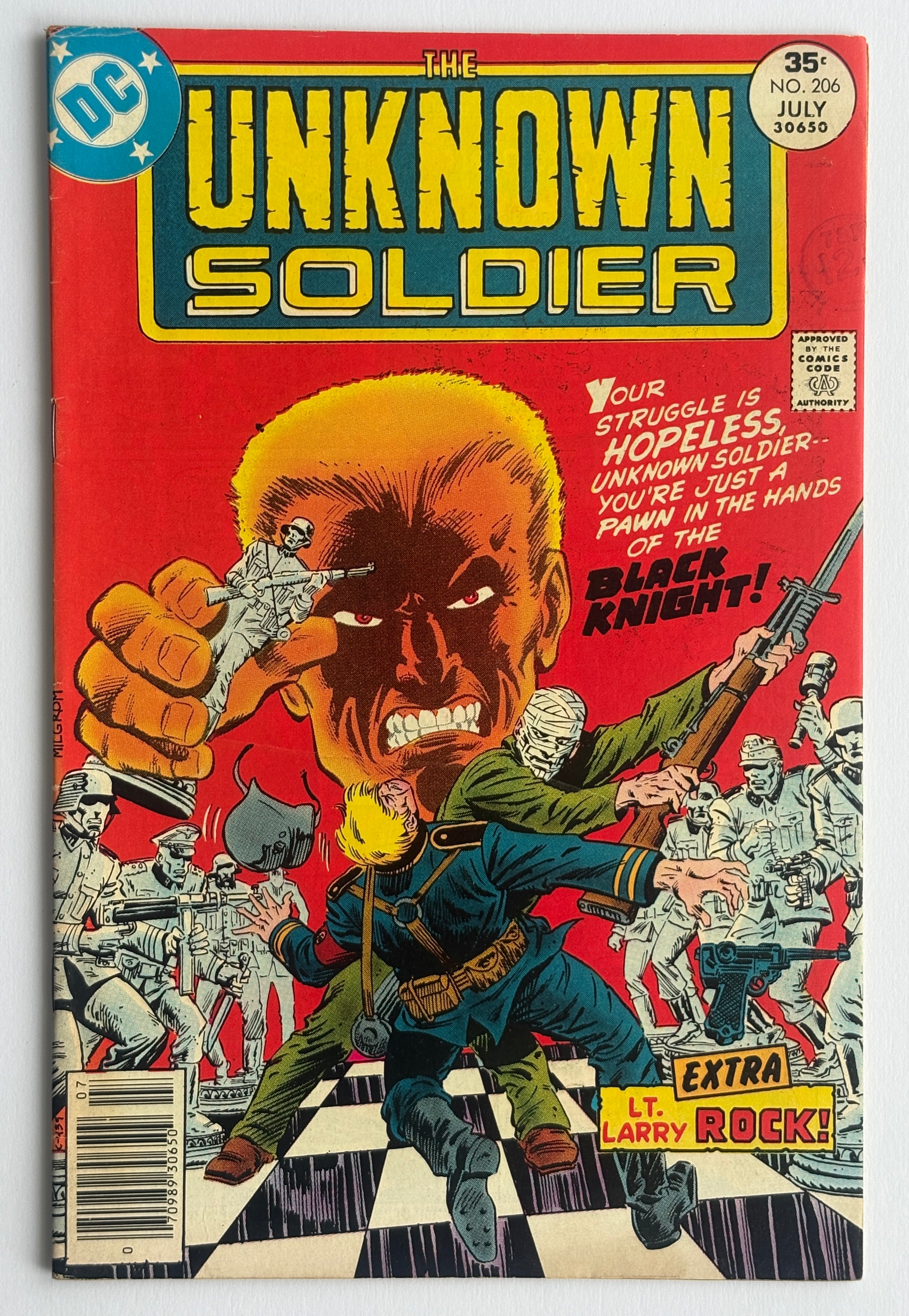 The Unknown Soldier #206 - DC Comics July 1977 FN 6.0