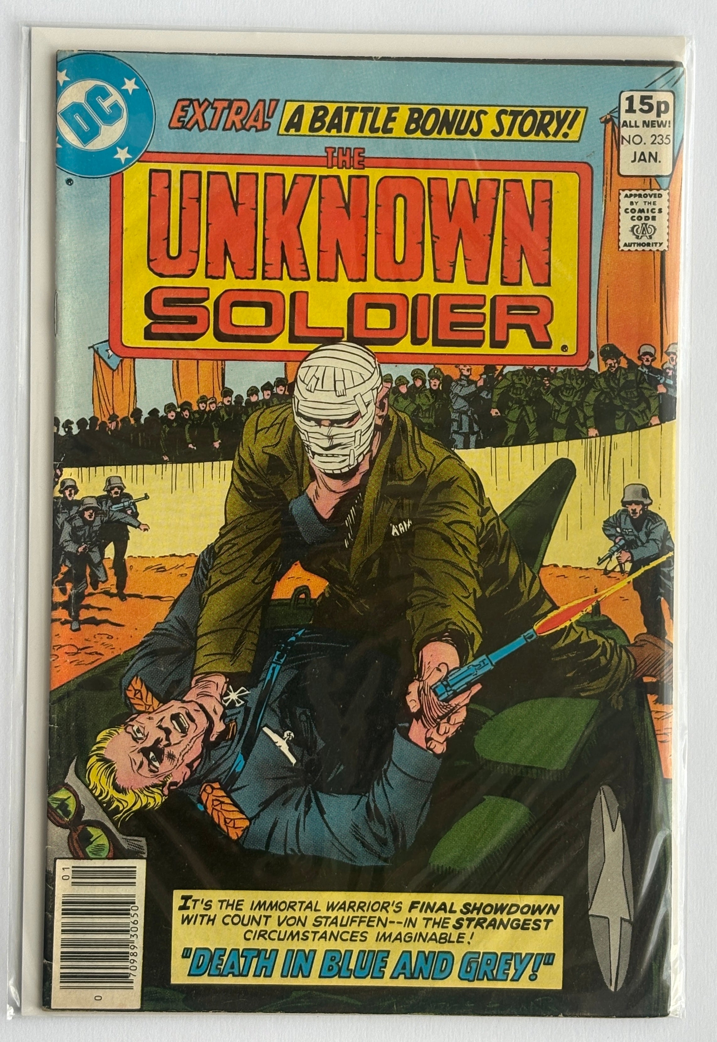 The Unknown Soldier #235 - UK Variant - January 1980 FN 6.0