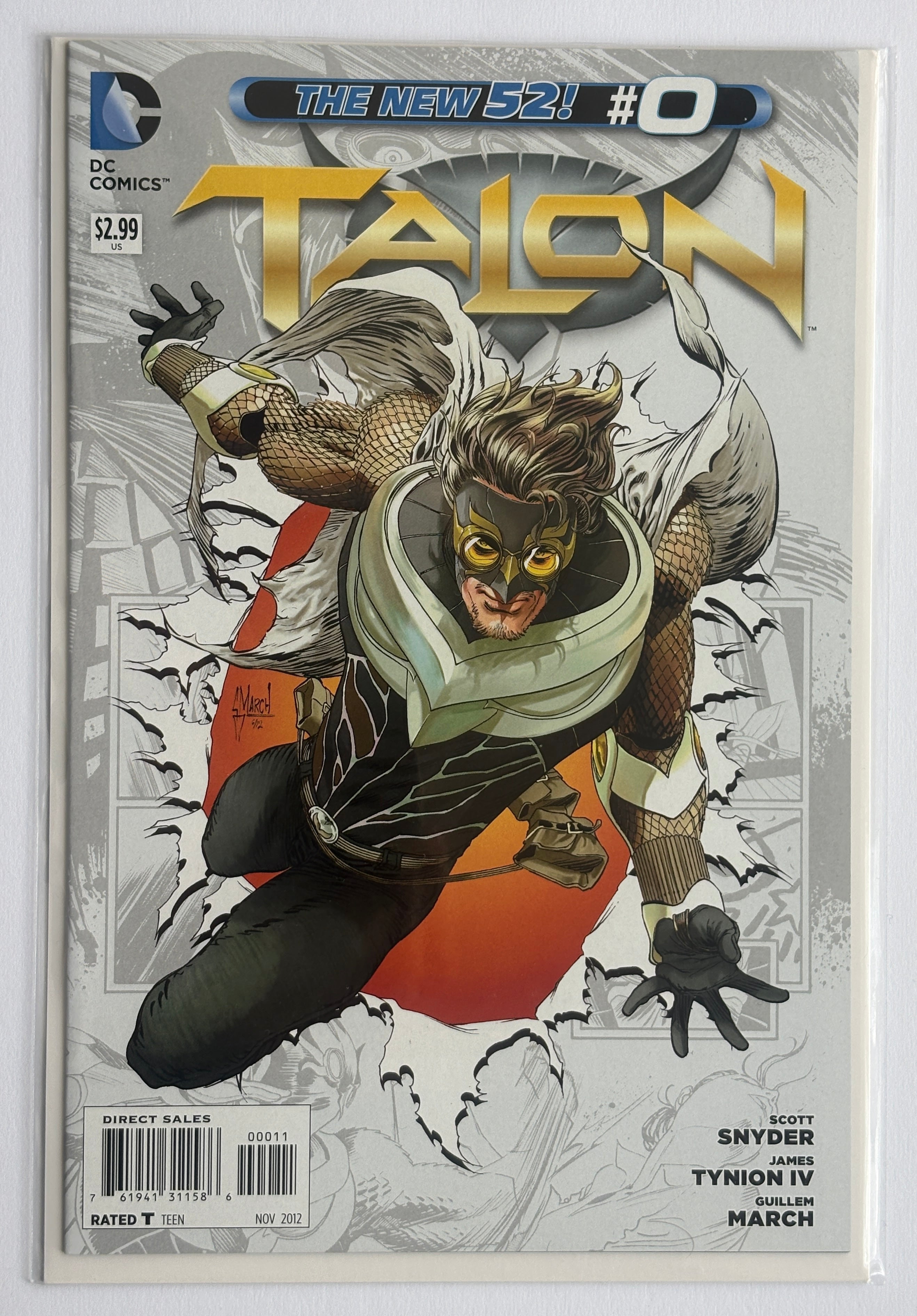 Talon #0 The New 52 - 1st Print - DC Comics - November 2012 VF 8.0