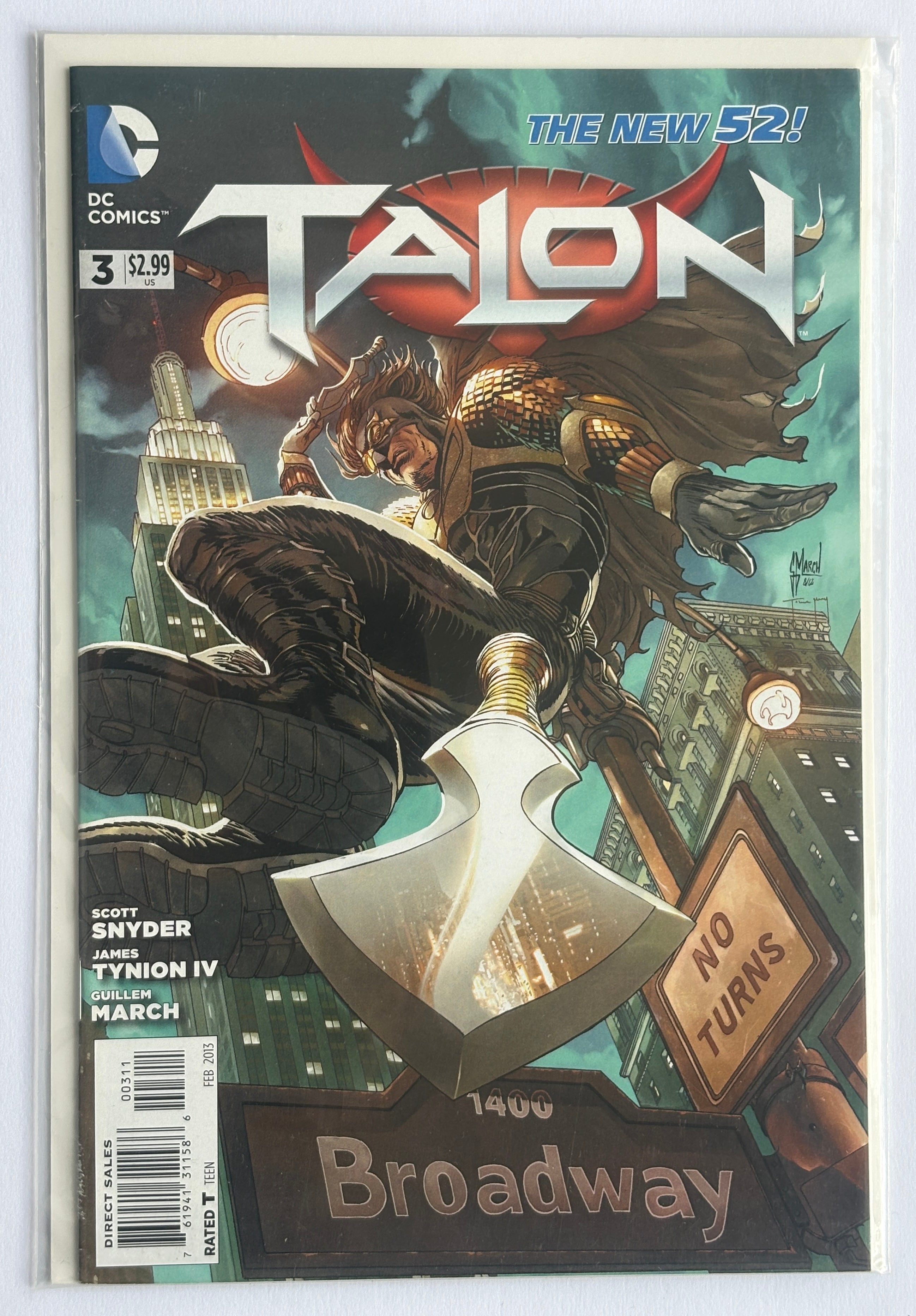 Talon #3 The New 52 - 1st Print - DC Comics - February 2013 VF- 7.5