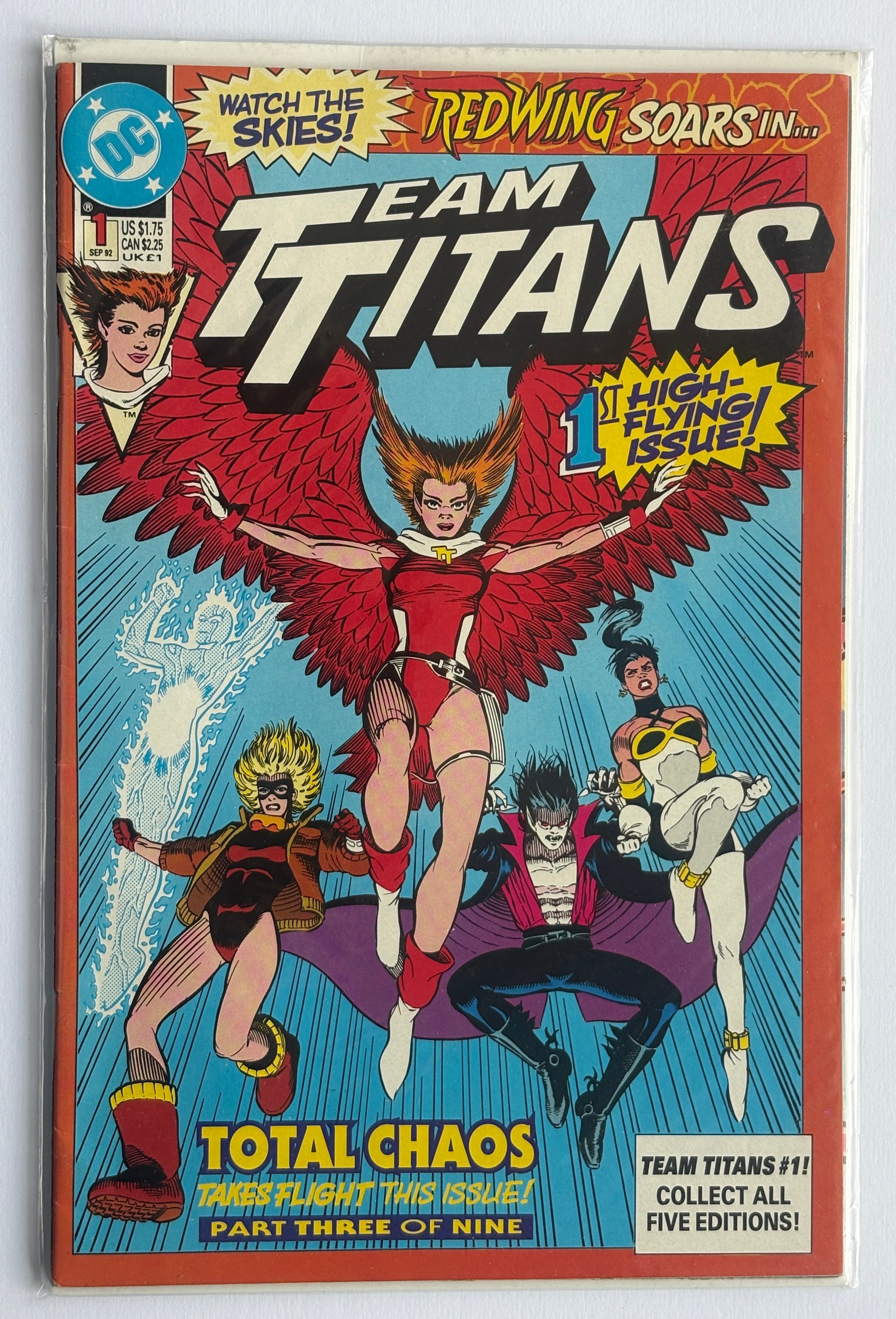 Team Titans #1 - 1st Printing DC Comics September1992 F/VF 7.0