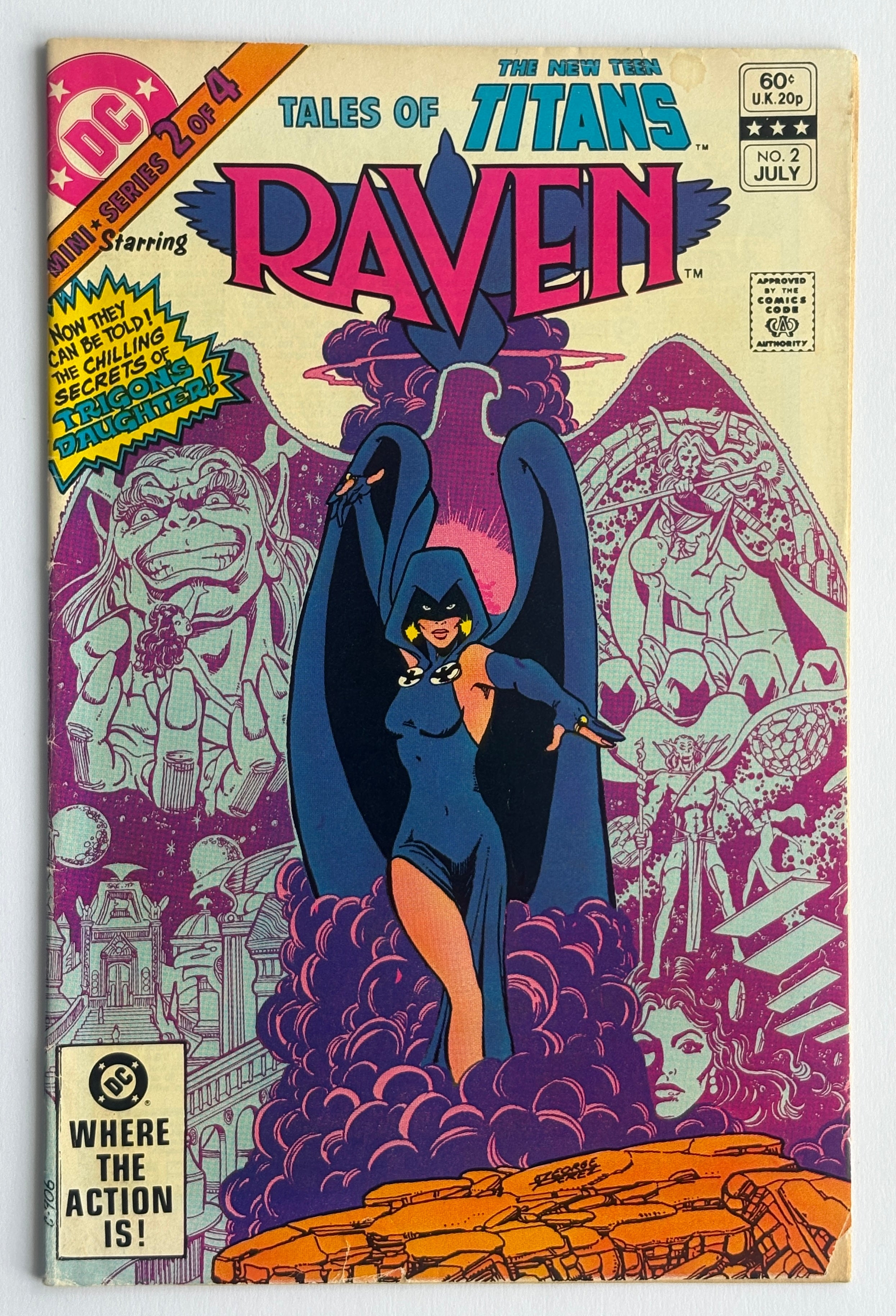 Tales of the New Teen Titans #2 - Starring Raven - DC Comics July 1982 VG+ 4.5