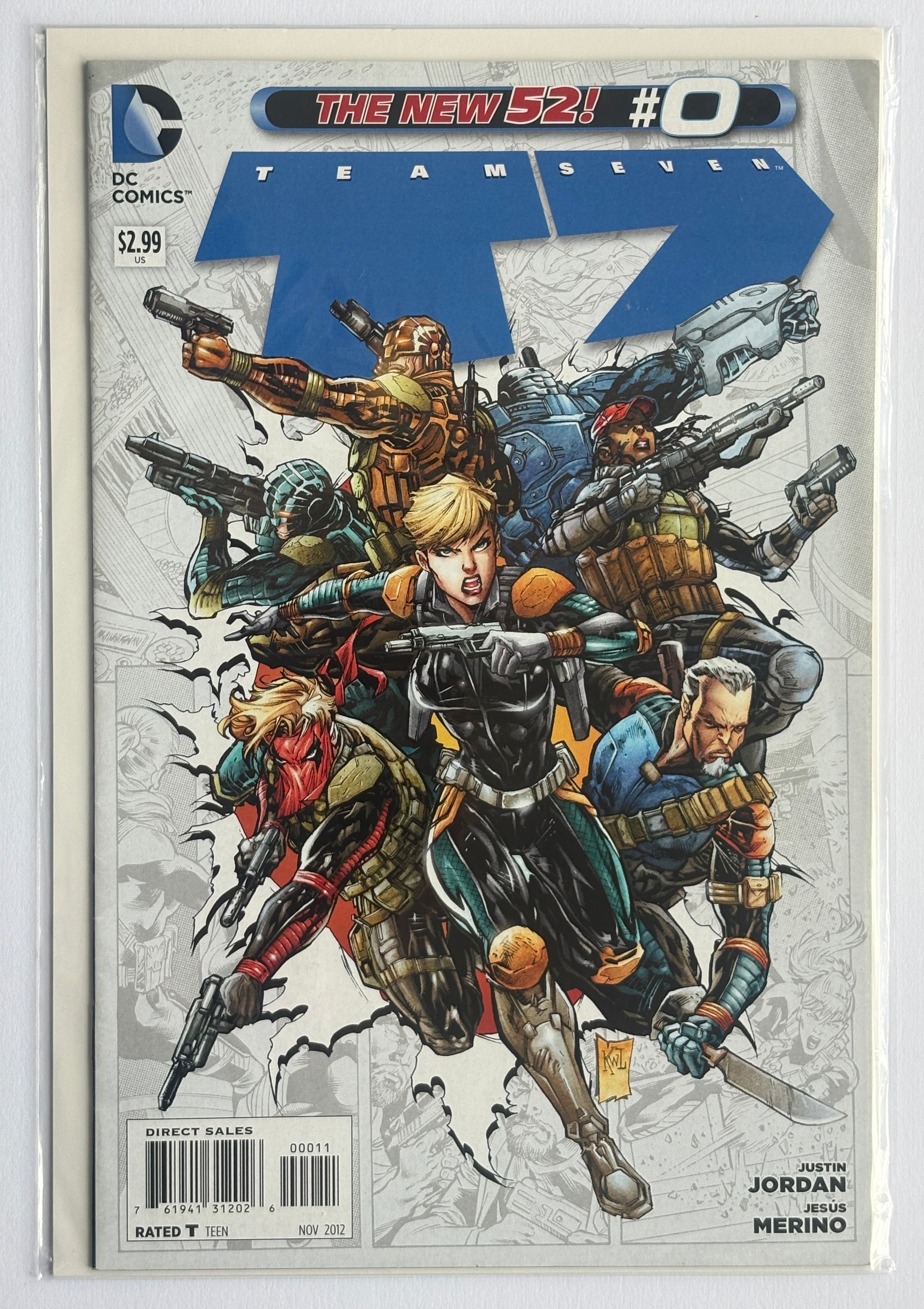 Team Seven #0 - 1st Printing - DC Comics November 2012 VF 8.0