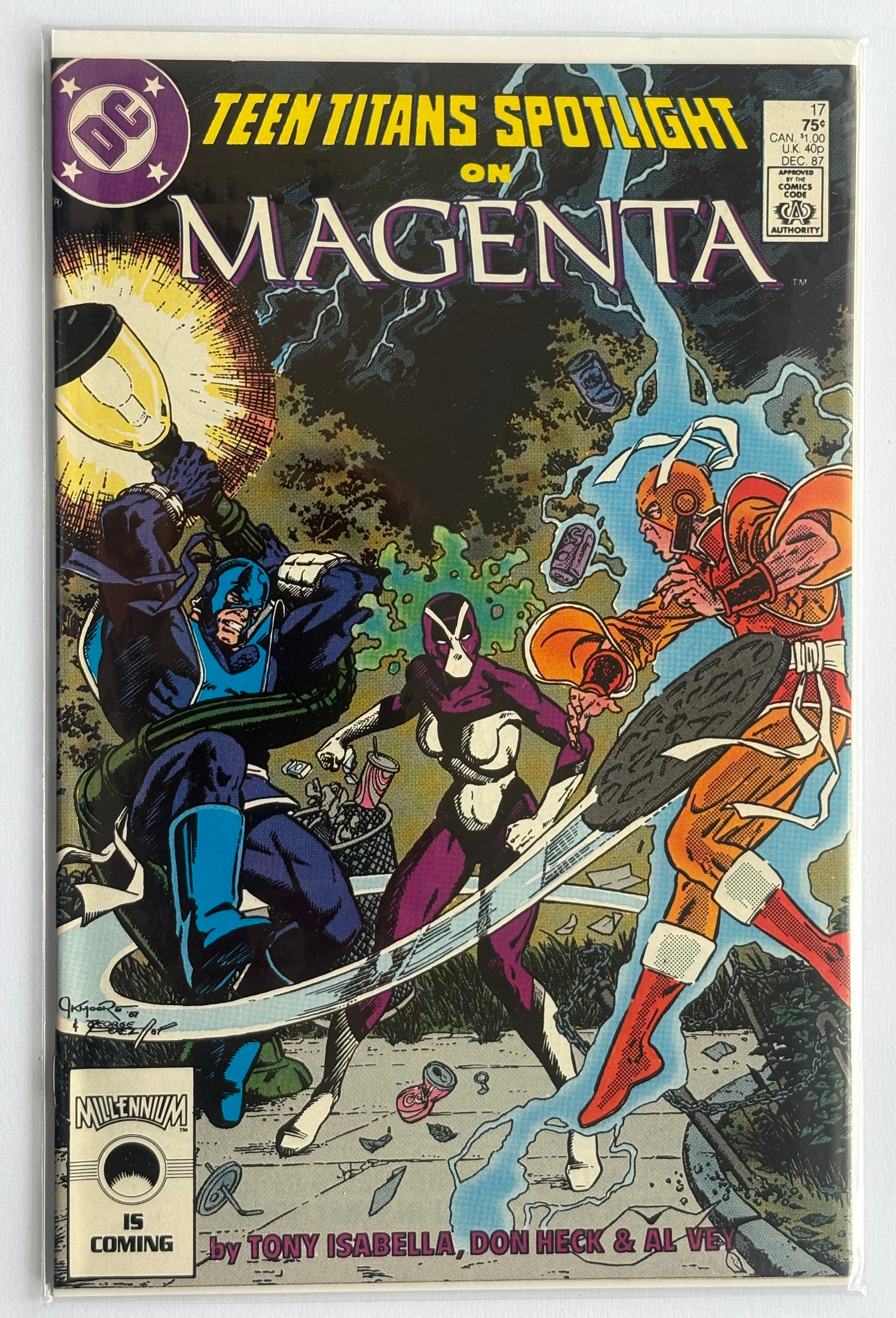 Teen Titans Spotlight #17 - Magenta - DC Comics December 1987 VF- 7.5