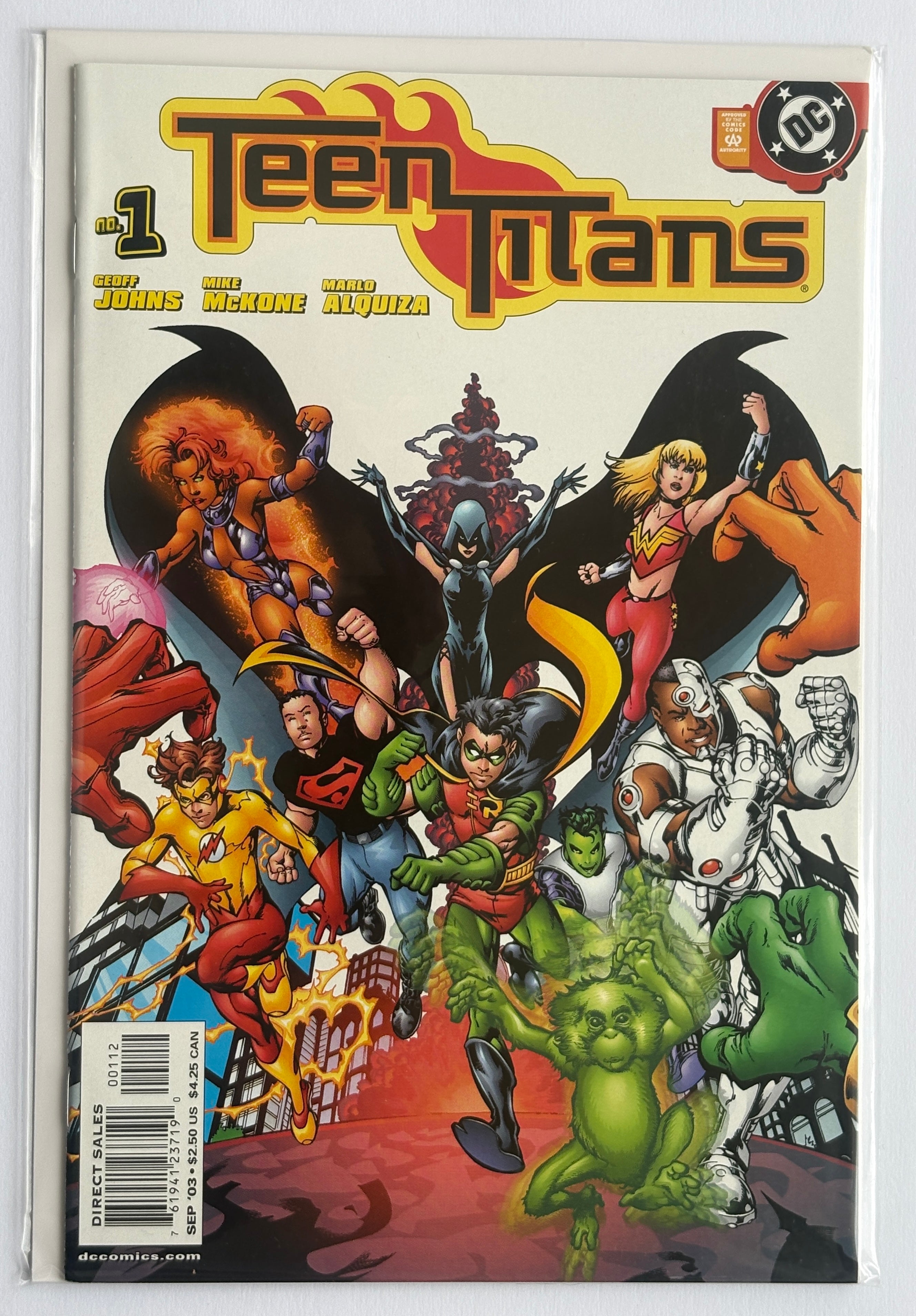 Teen Titans #1 - 2nd Printing DC Comics September 2003 NM- 9.2