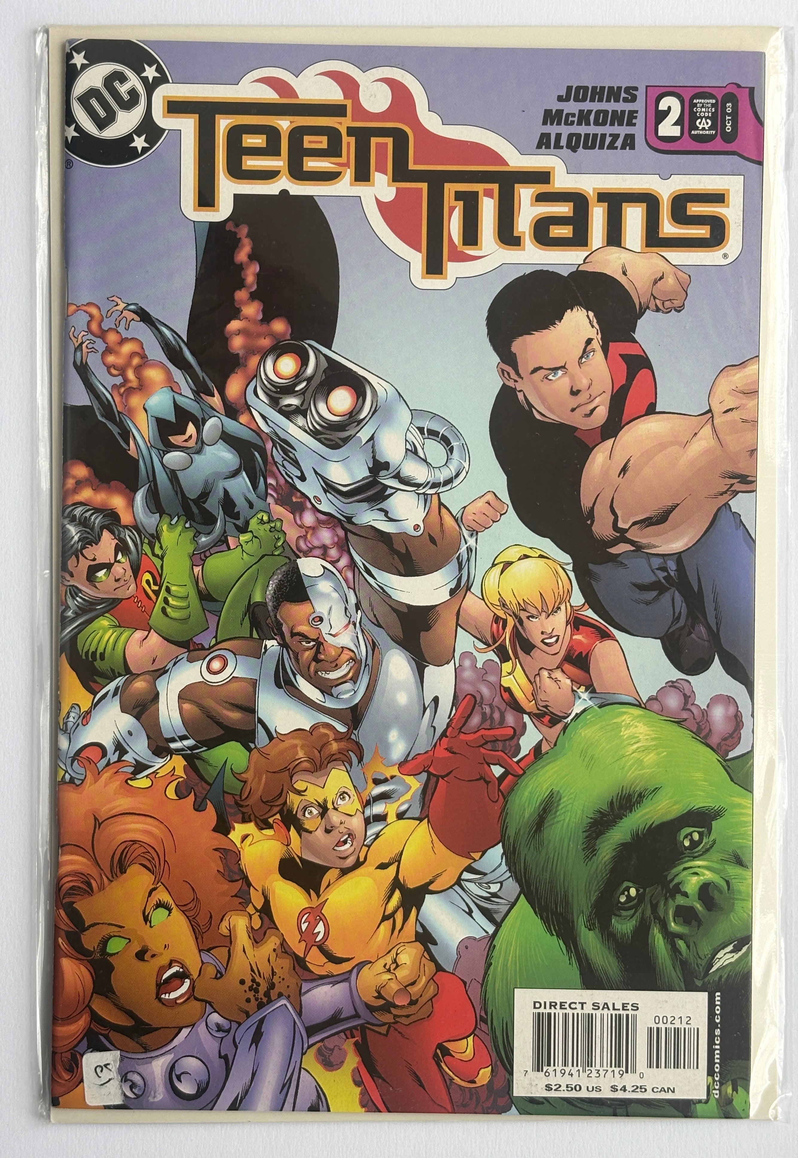 Teen Titans #2 - 2nd Printing DC Comics October 2003 VF 8.0