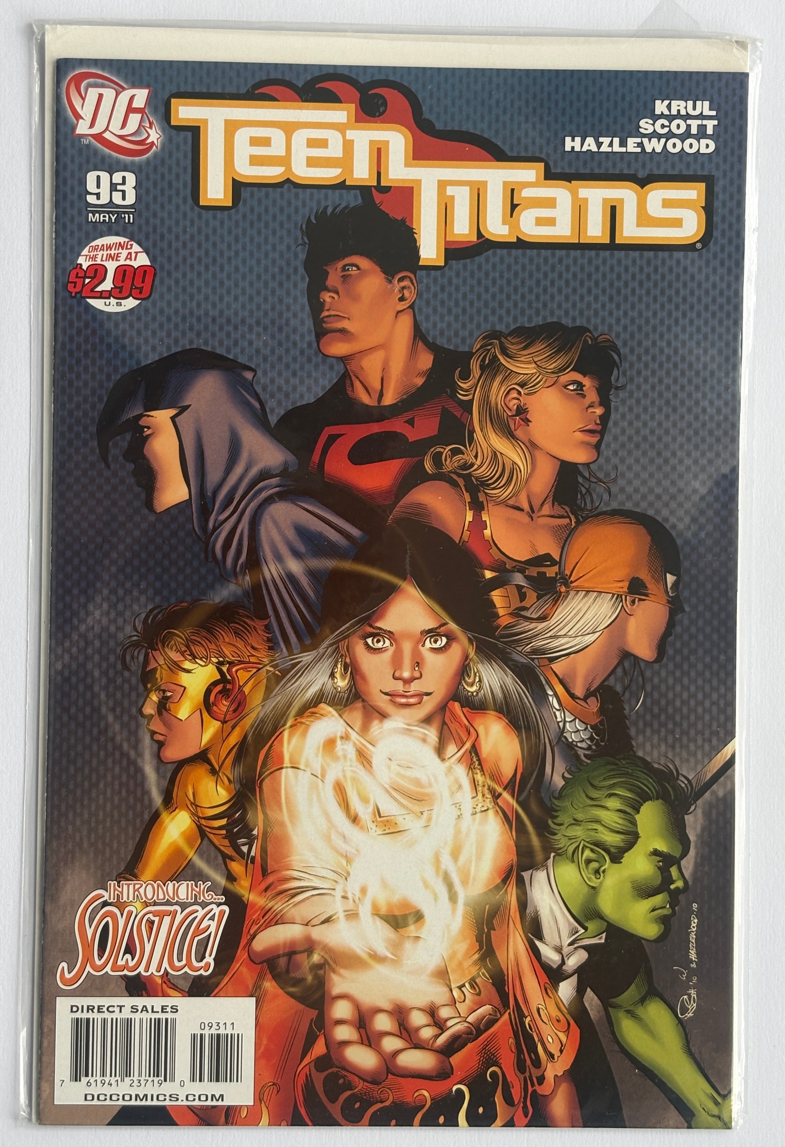 TEEN TITANS #93 - Introducing Solstice! - 1st Printing - May 2011 VF 8.0