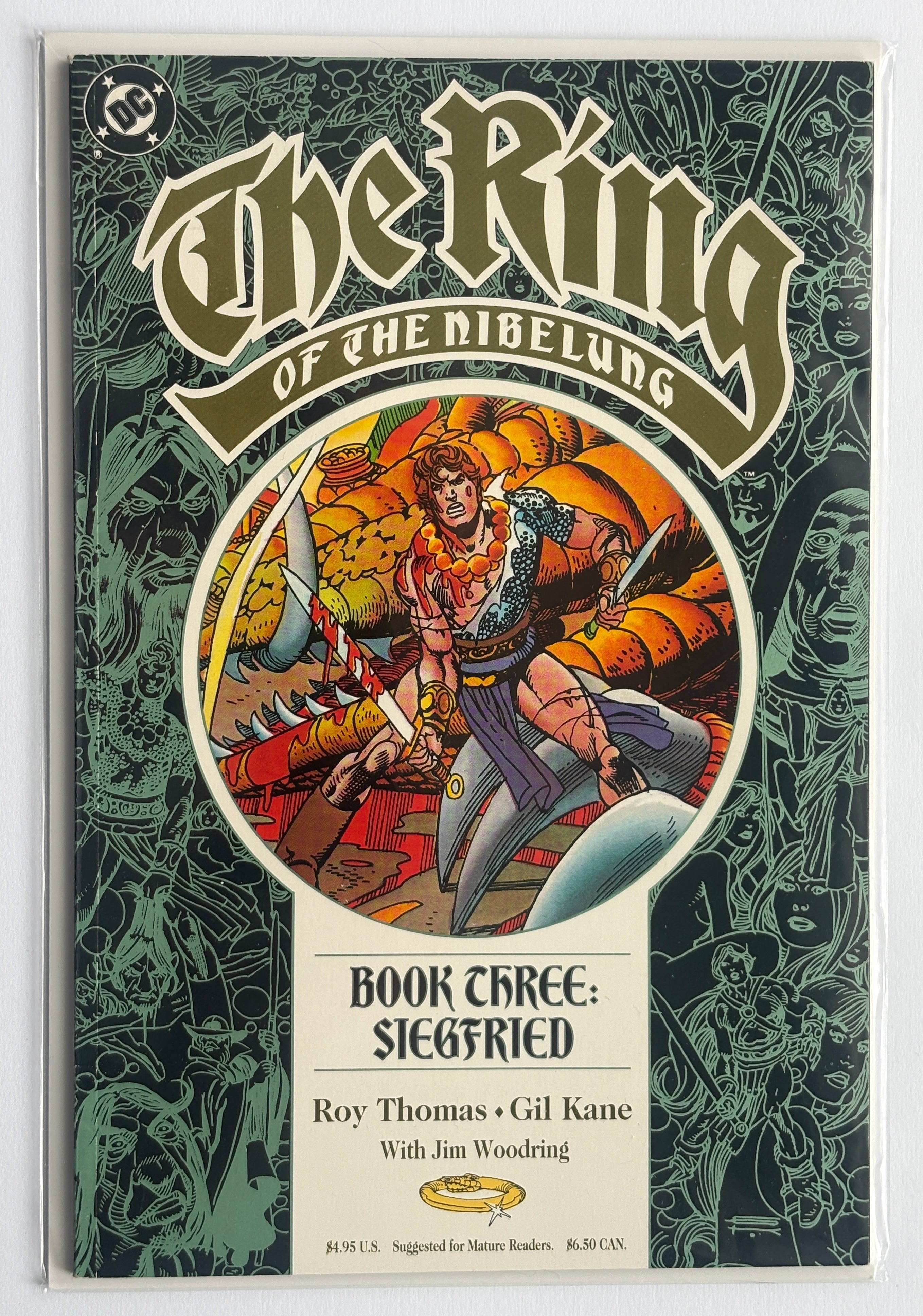 The Ring of the Nibelung Book Three: Siegfried - 1st Printing 1990 VF 8.0