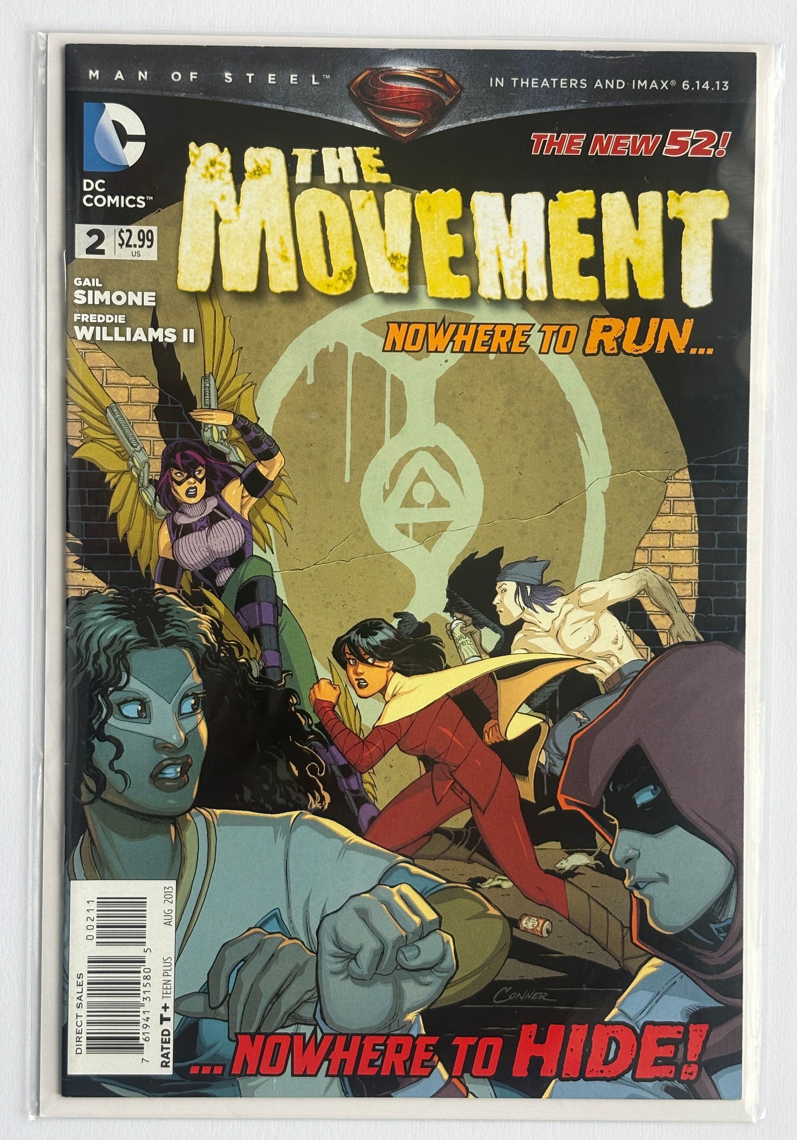 The Movement #2 - The New 52 - 1st Print DC Comics August 2013 VF- 7.5