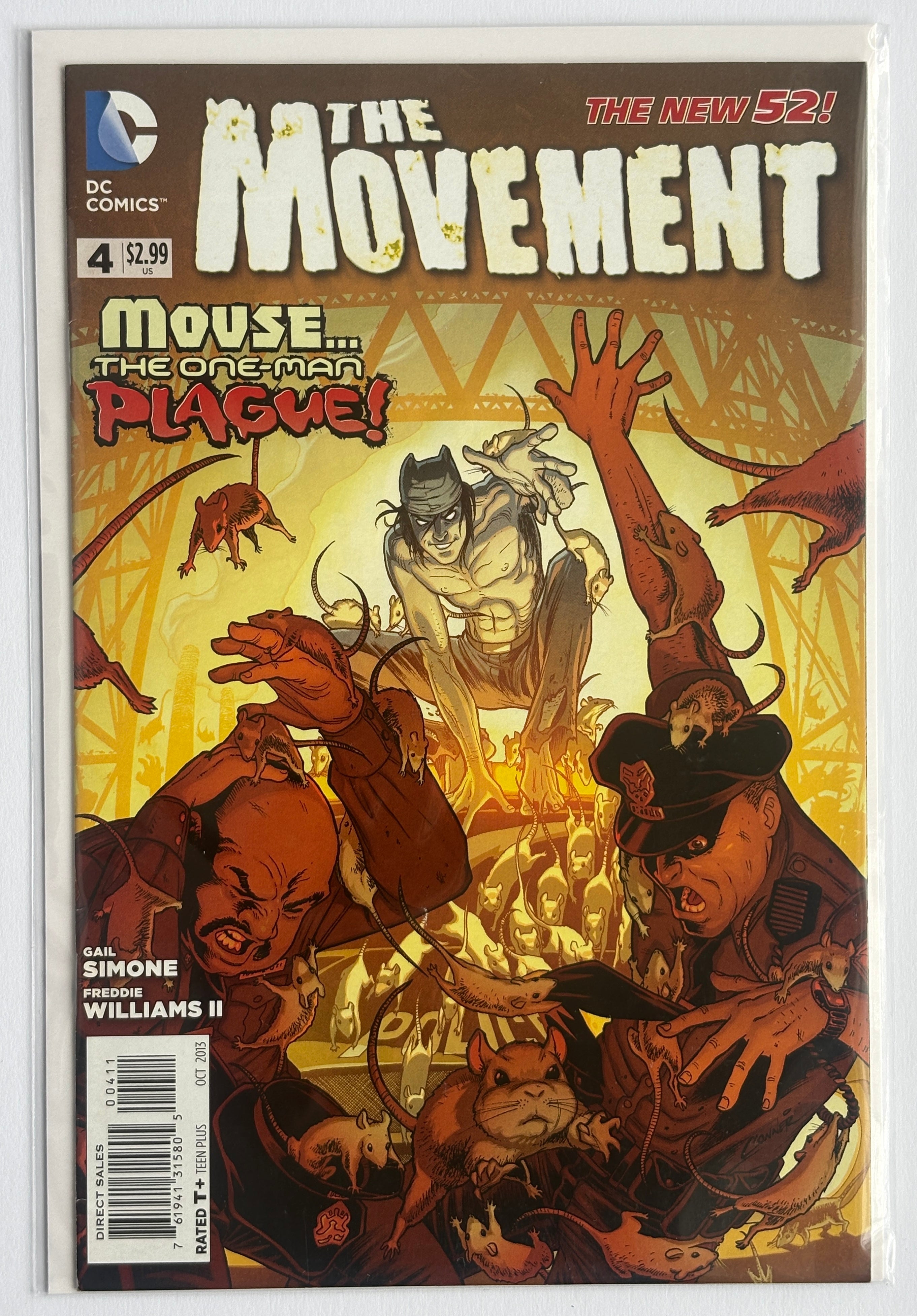 The Movement #4 - The New 52 - 1st Print DC Comics October 2013 VF- 7.5