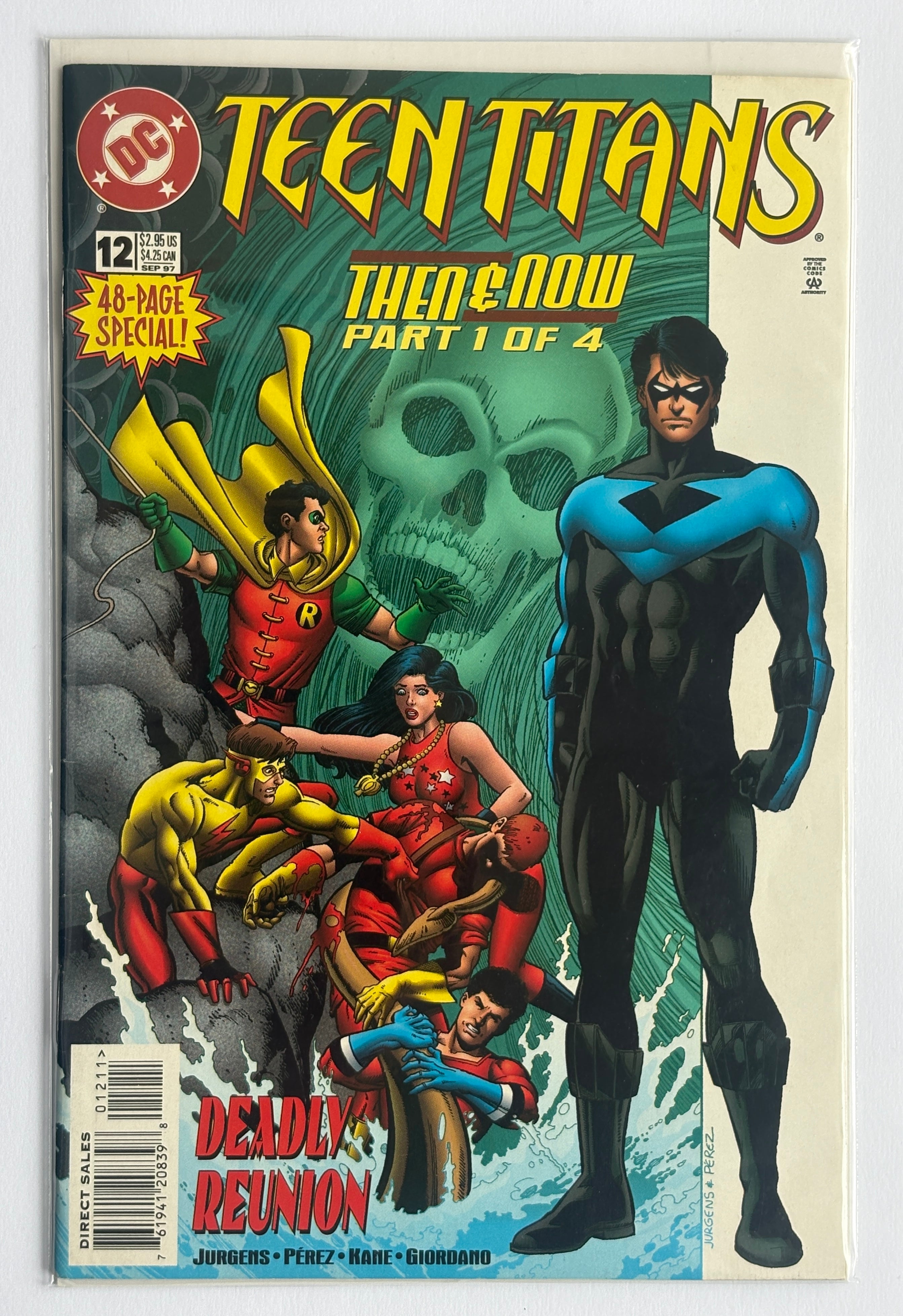 Teen Titans #12 - Then & Now Part 1 - DC September 1997 FN 6.5