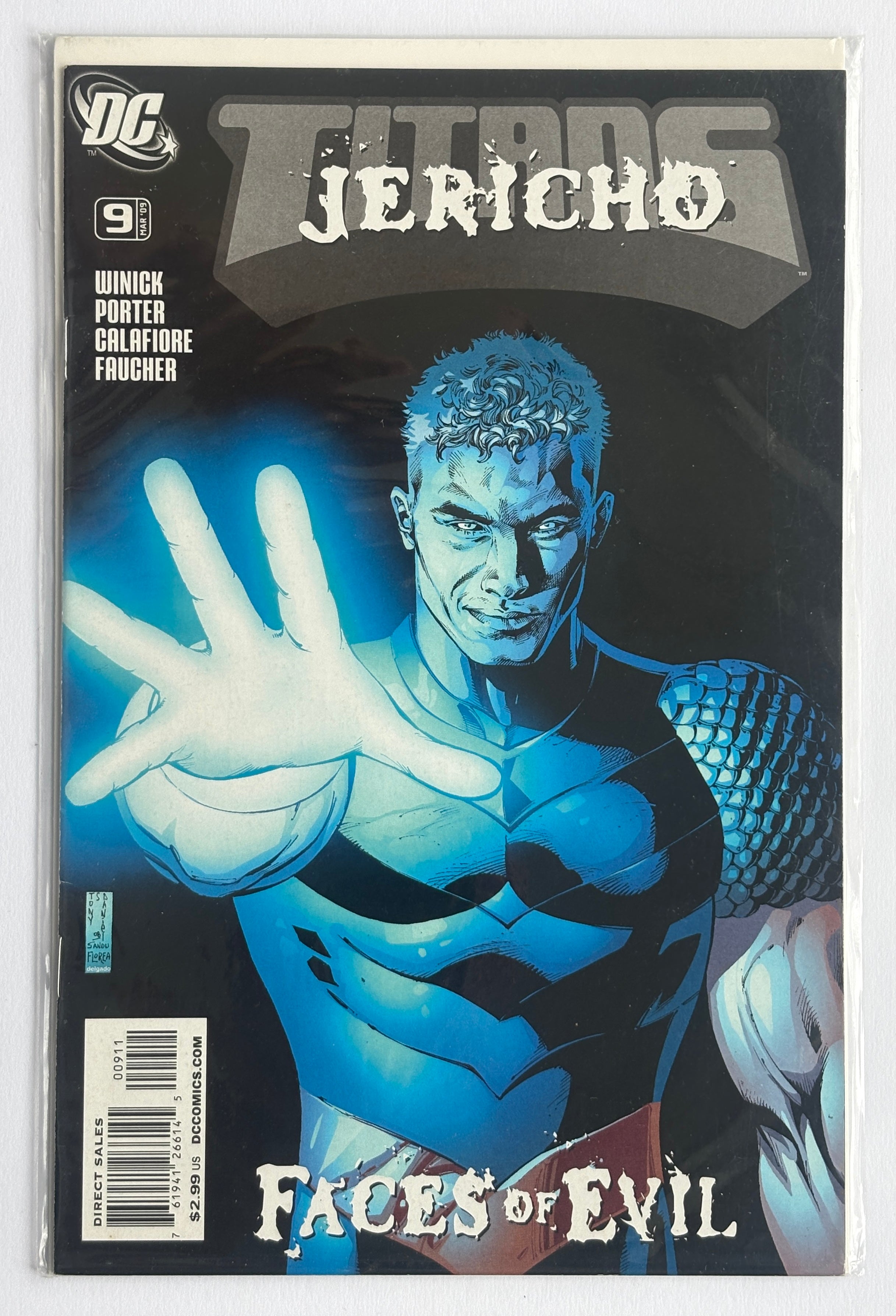 Titans #9 - Jericho - DC Comics March 2009 VF- 7.5