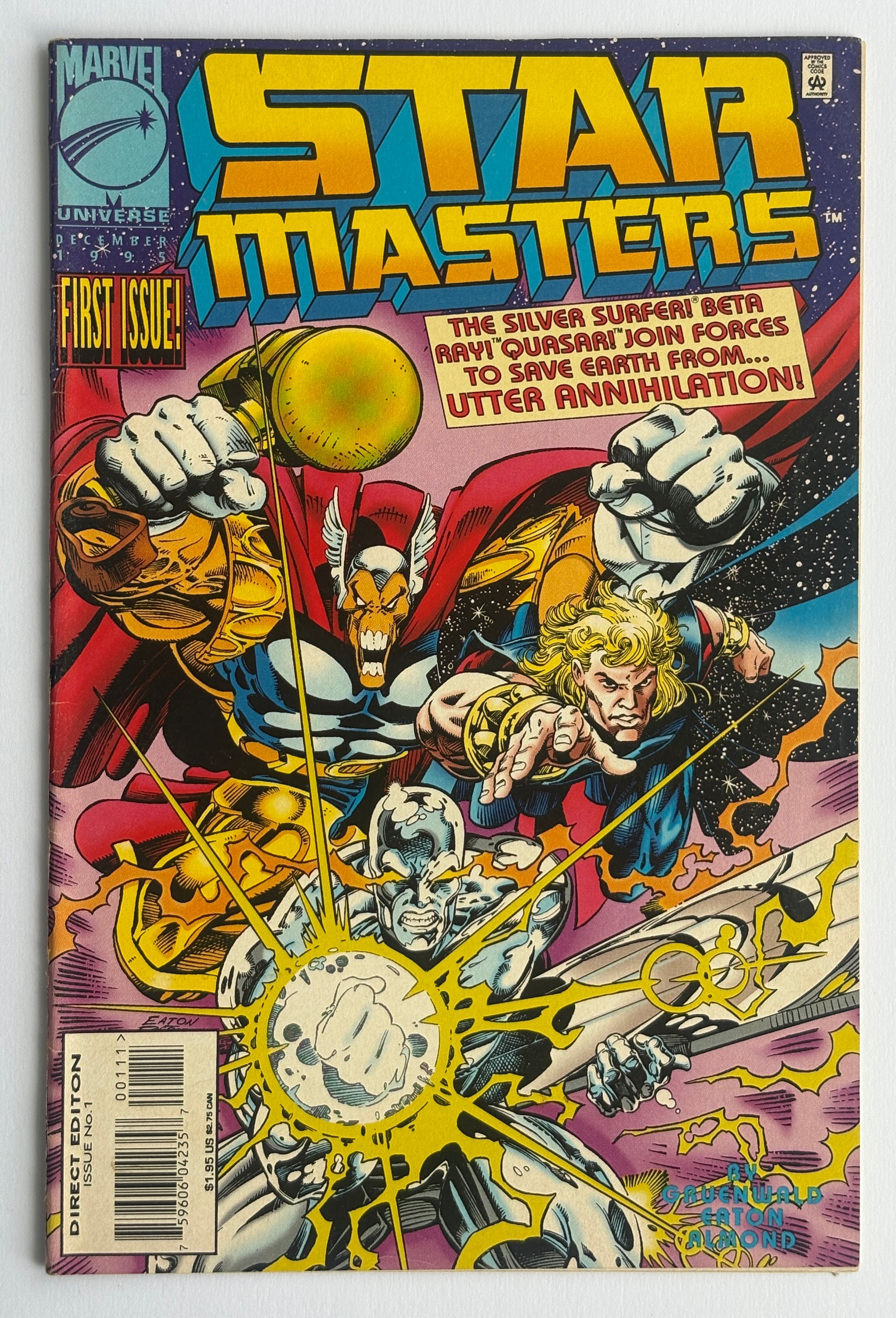 Star Masters #1 - 1st Printing - Marvel Comics December 1995 VF- 7.5
