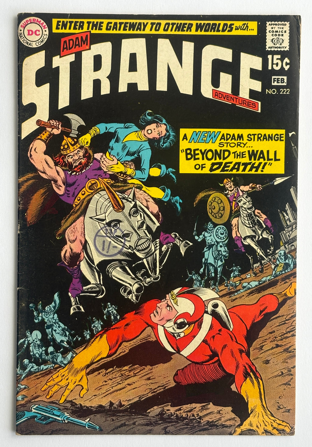 Strange Adventures #222 Adam Strange - February 1970 FN 6.0