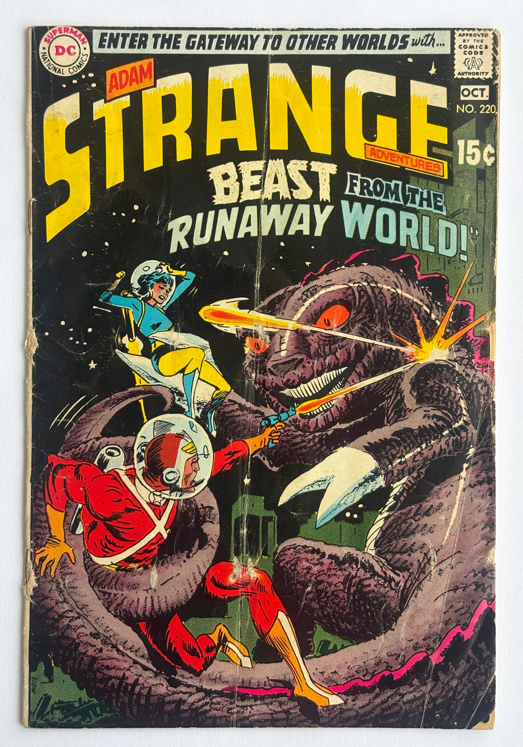 Strange Adventures #220 Adam Strange - October 1969 GD/VG 3.0