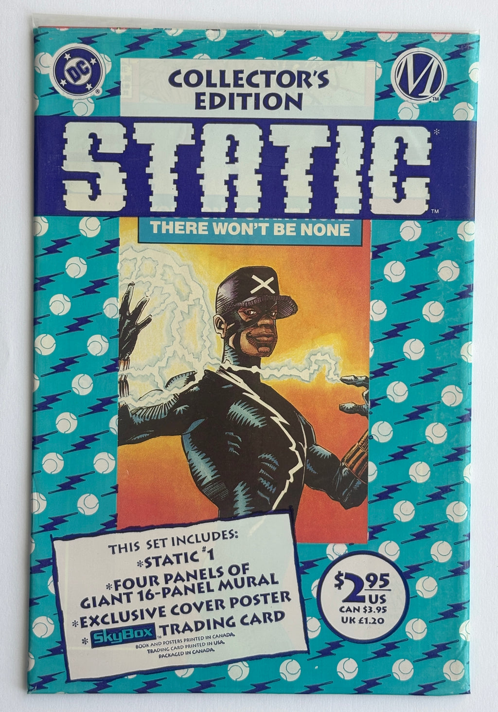 Static #1 - Static 1st Appearance - Milestone DC 1993 Original Polybag Sealed