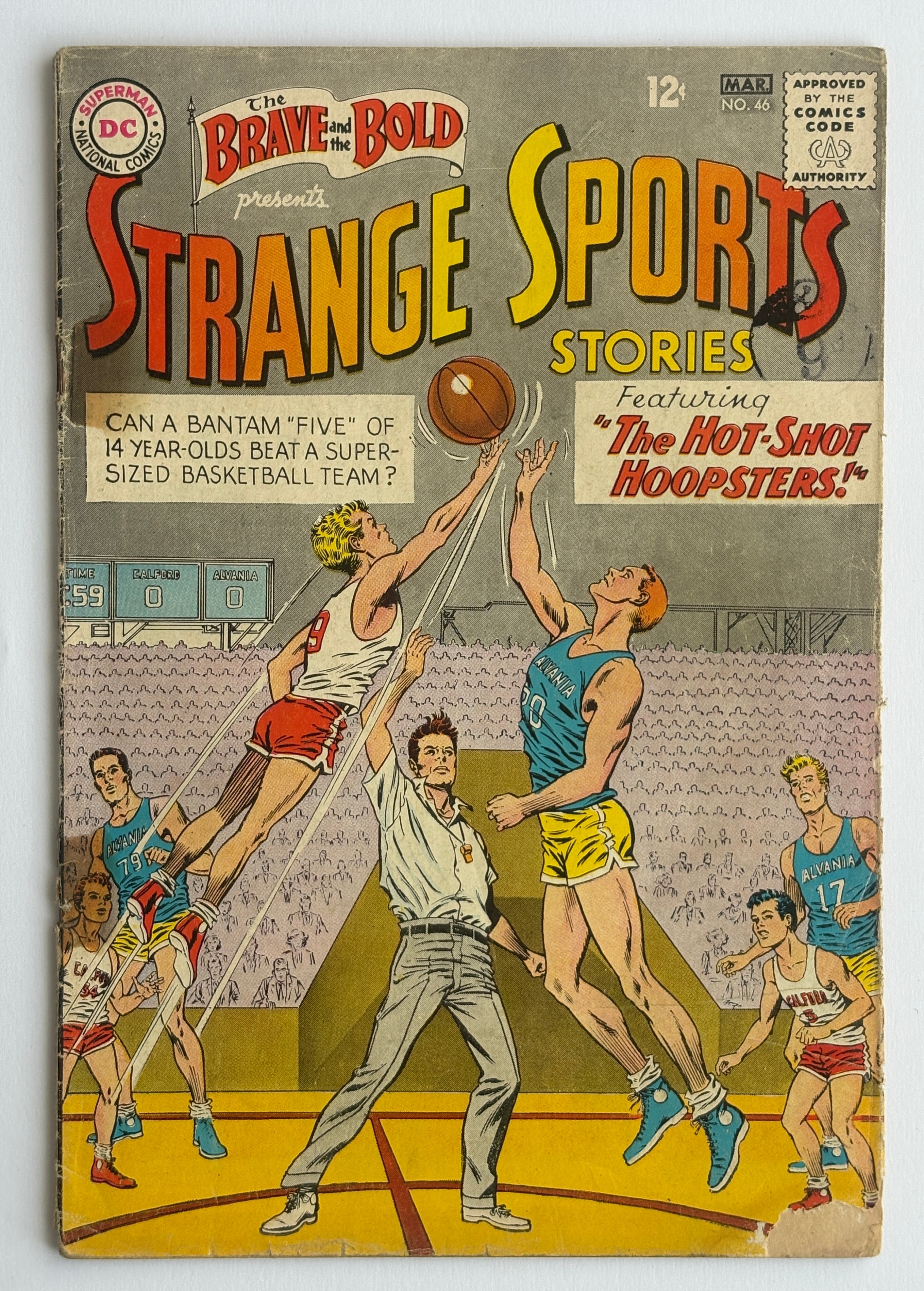 The Brave and the Bold #46- Strange Sports March 1963 GD 2.0