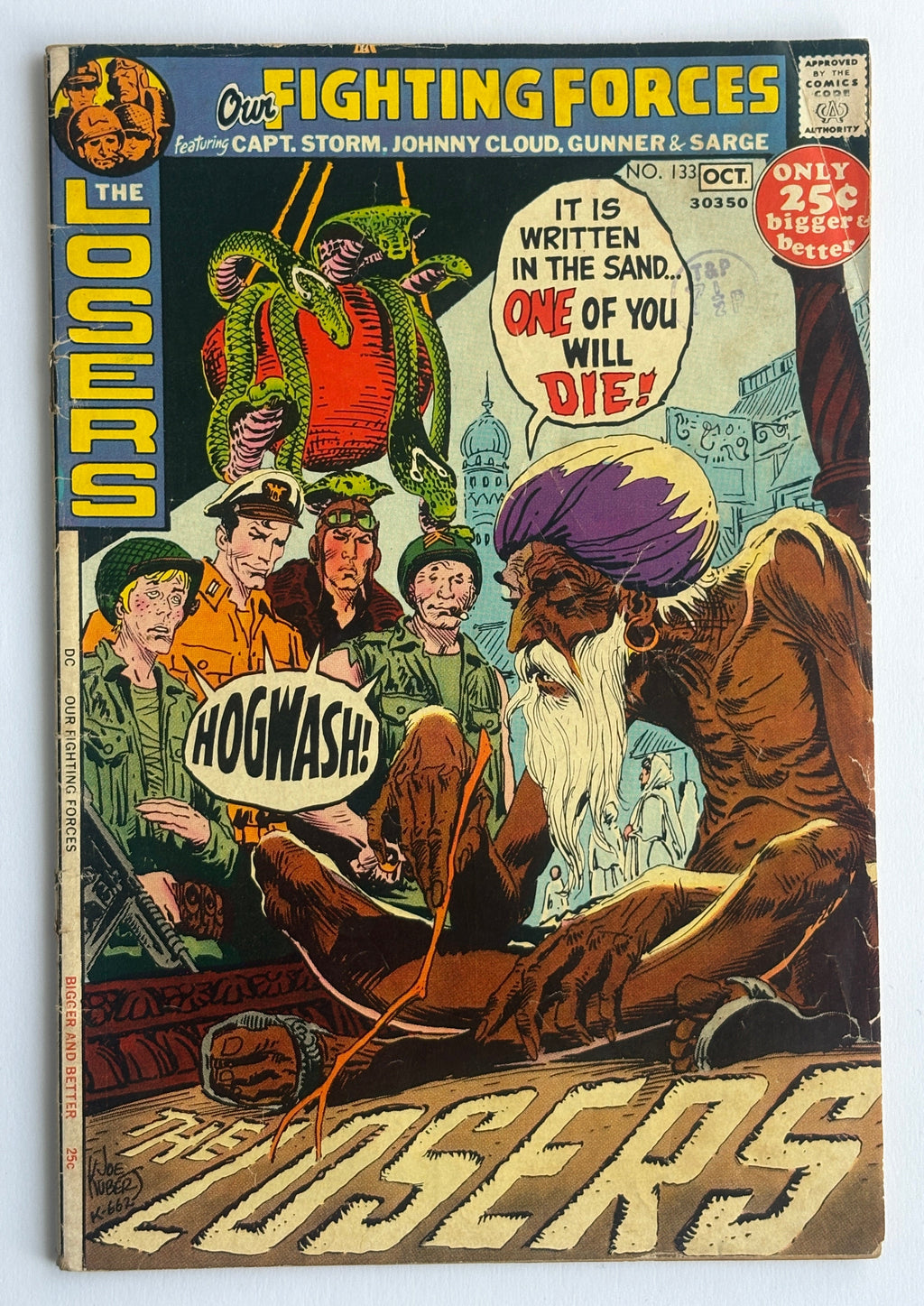 Our Fighting Forces featuring Capt. Storm #133 - DC Comics October 1971 GD 2.0