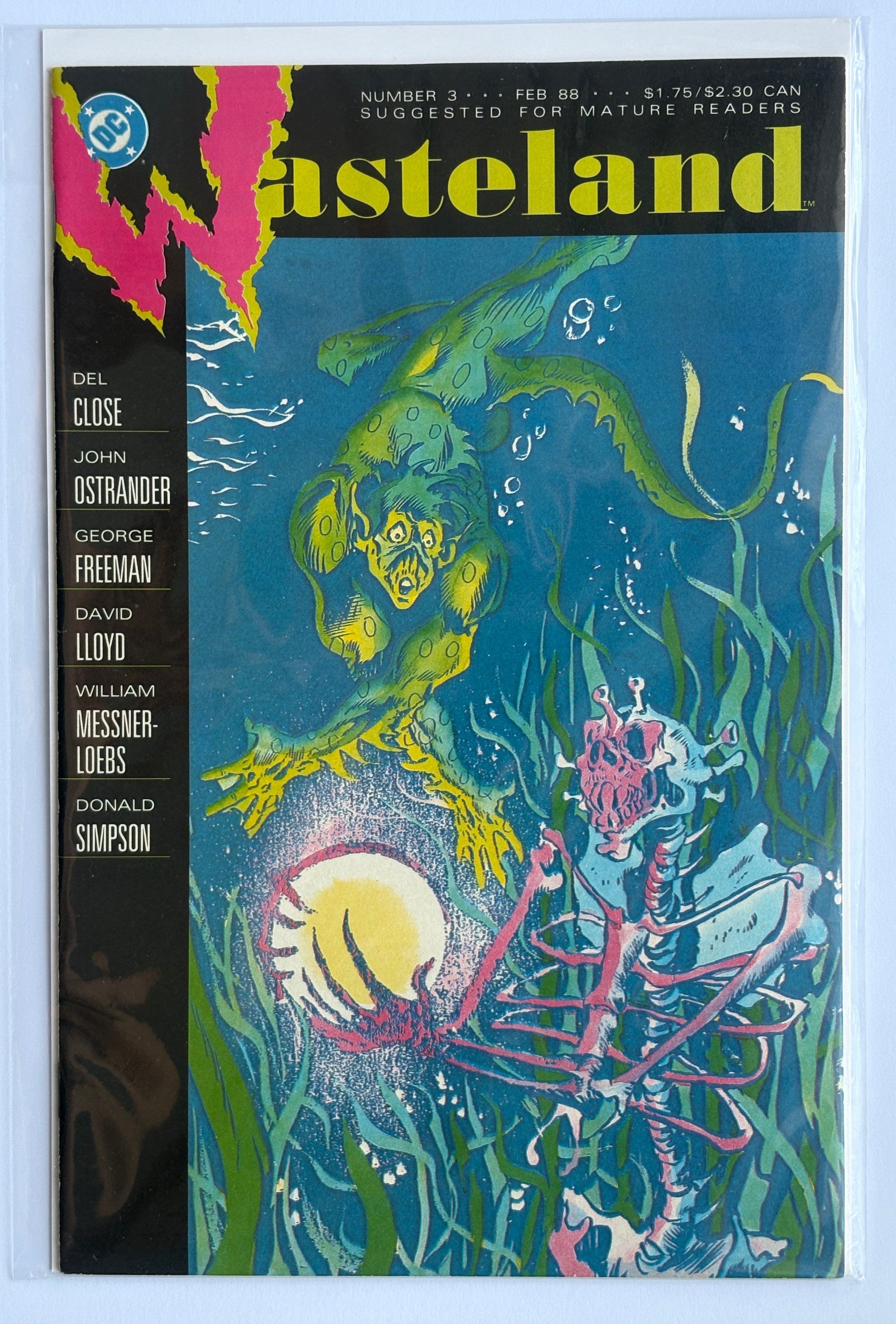 Wasteland #3 - 1st Printing DC Comics 1988 VF+ 8.5