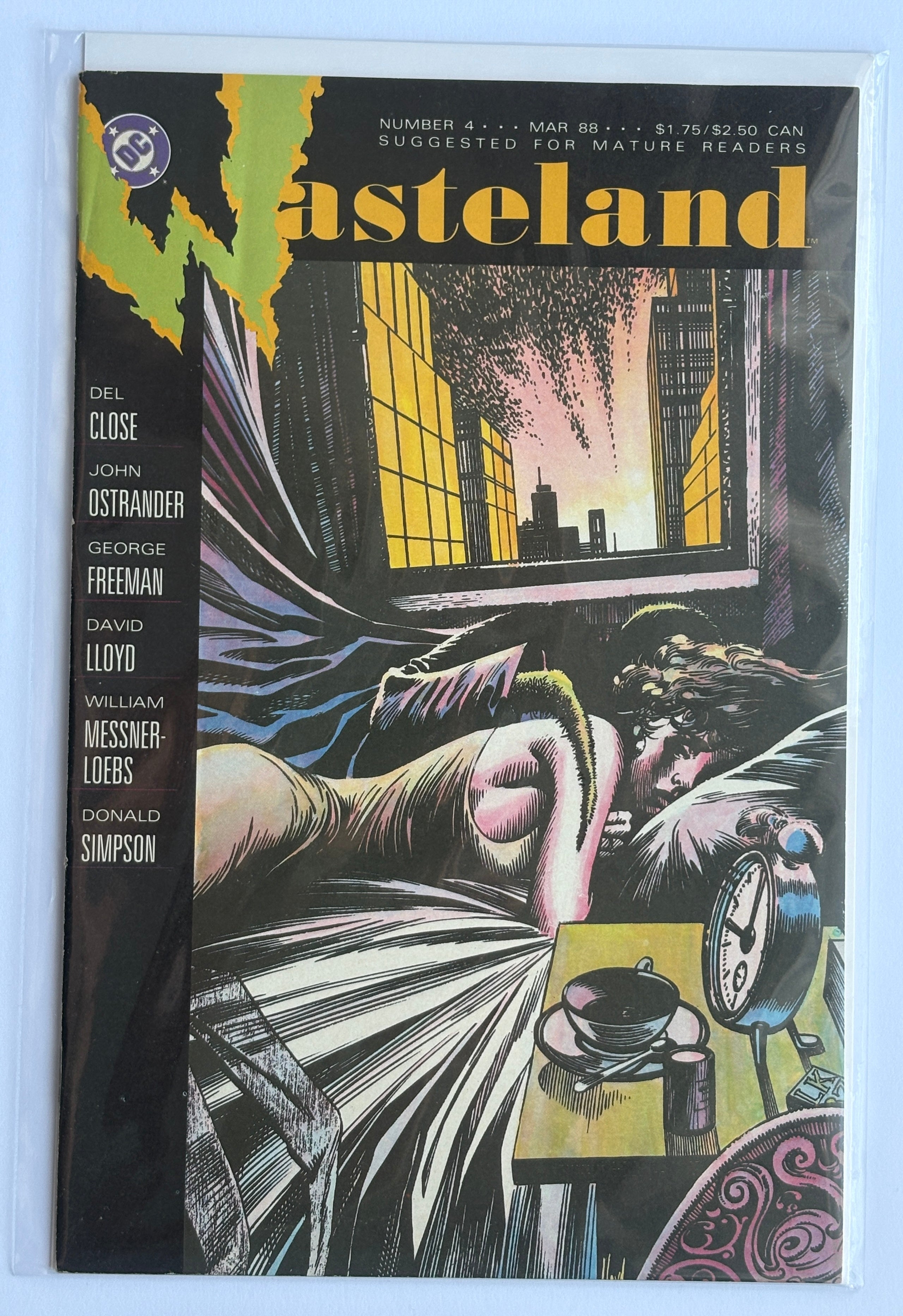 Wasteland #4 - 1st Printing DC Comics March 1988 VF 8.0