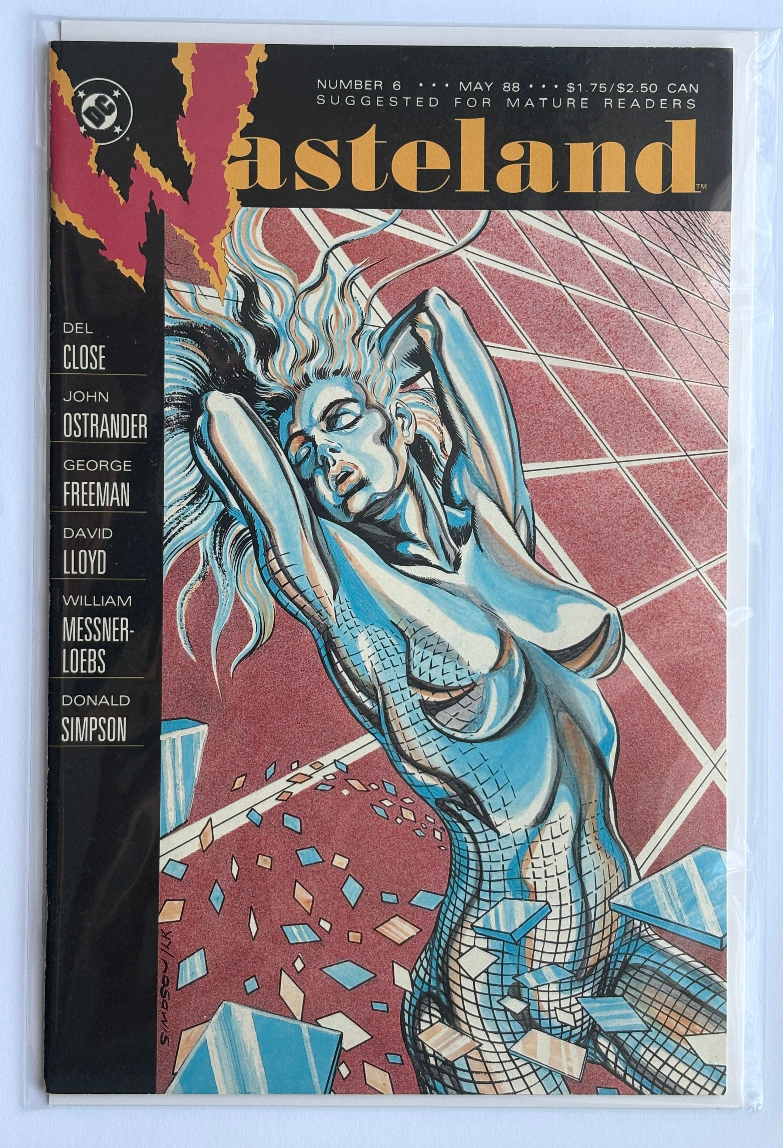 Wasteland #6 - 1st Printing DC Comics May 1988 VF+ 8.5