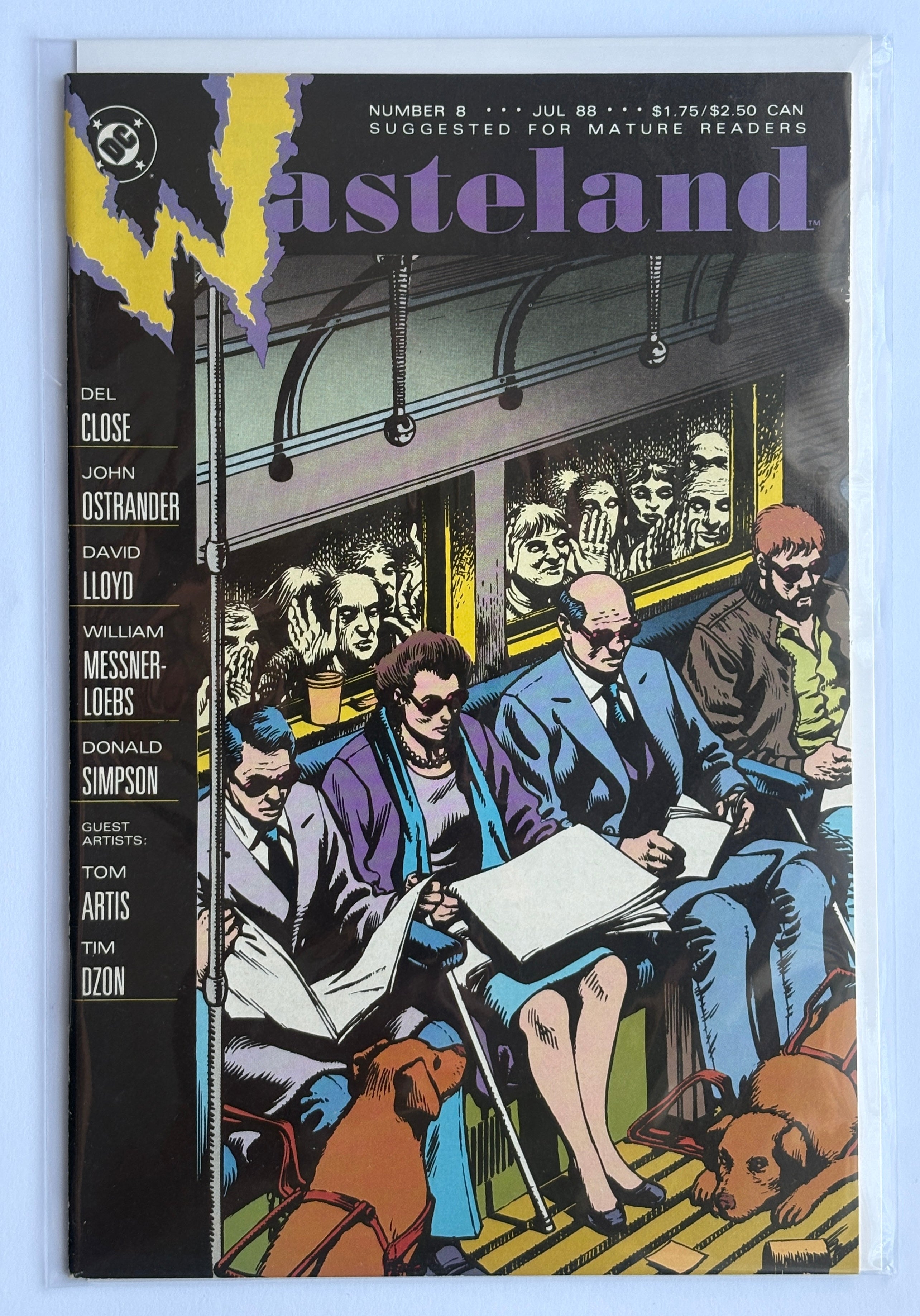 Wasteland #8 - 1st Printing DC Comics July 1988 VF+ 8.5