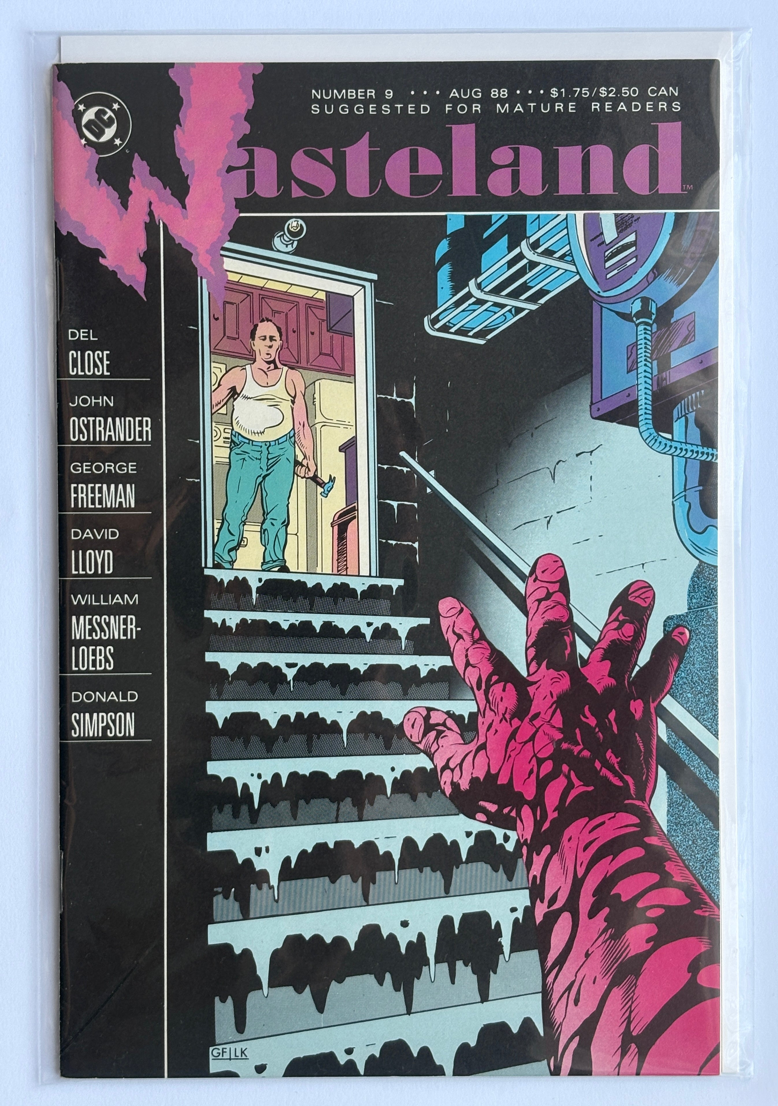 Wasteland #9 - 1st Printing DC Comics August 1988 VF+ 8.5