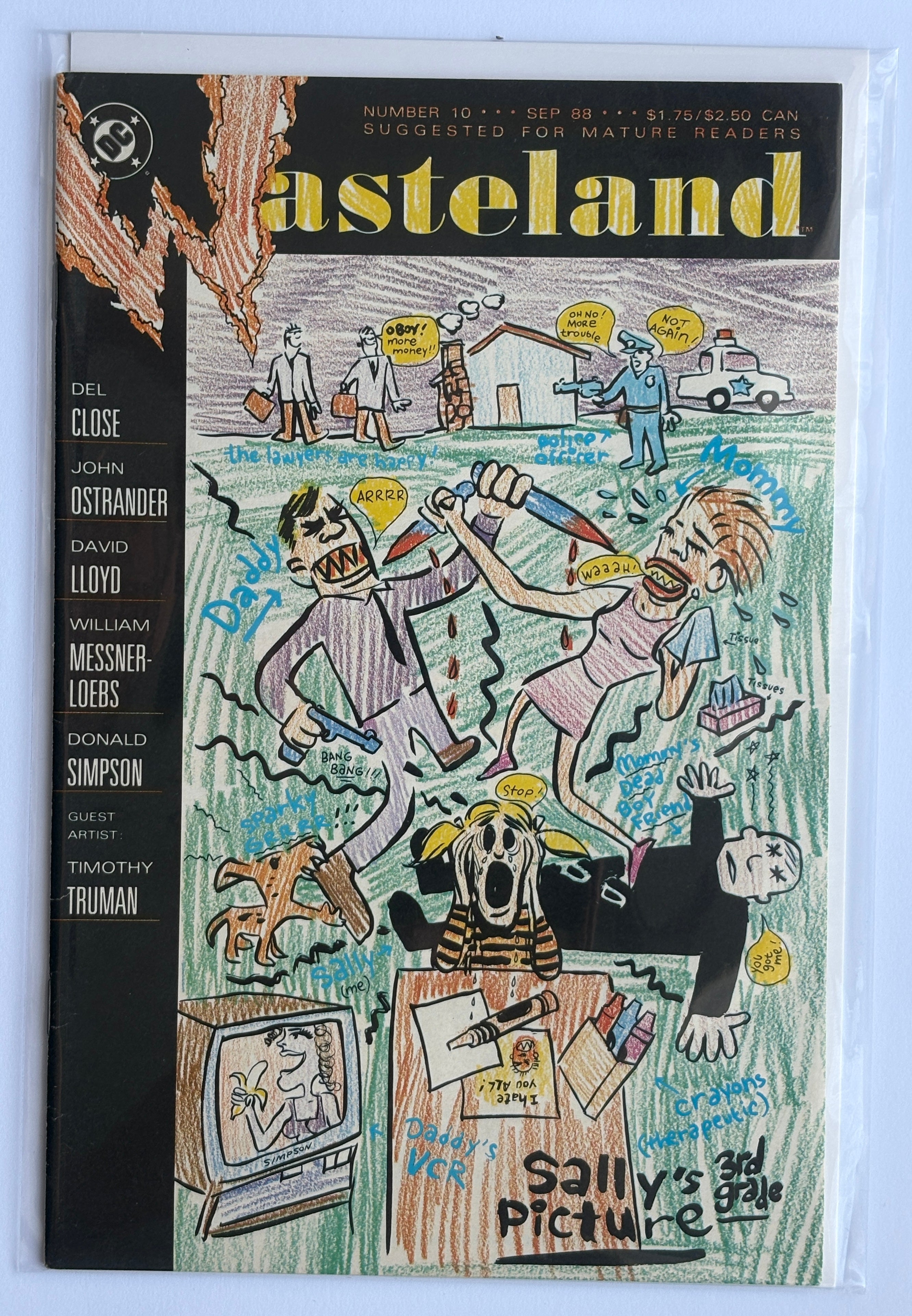 Wasteland #10 - 1st Printing DC Comics September 1988 VF 8.0