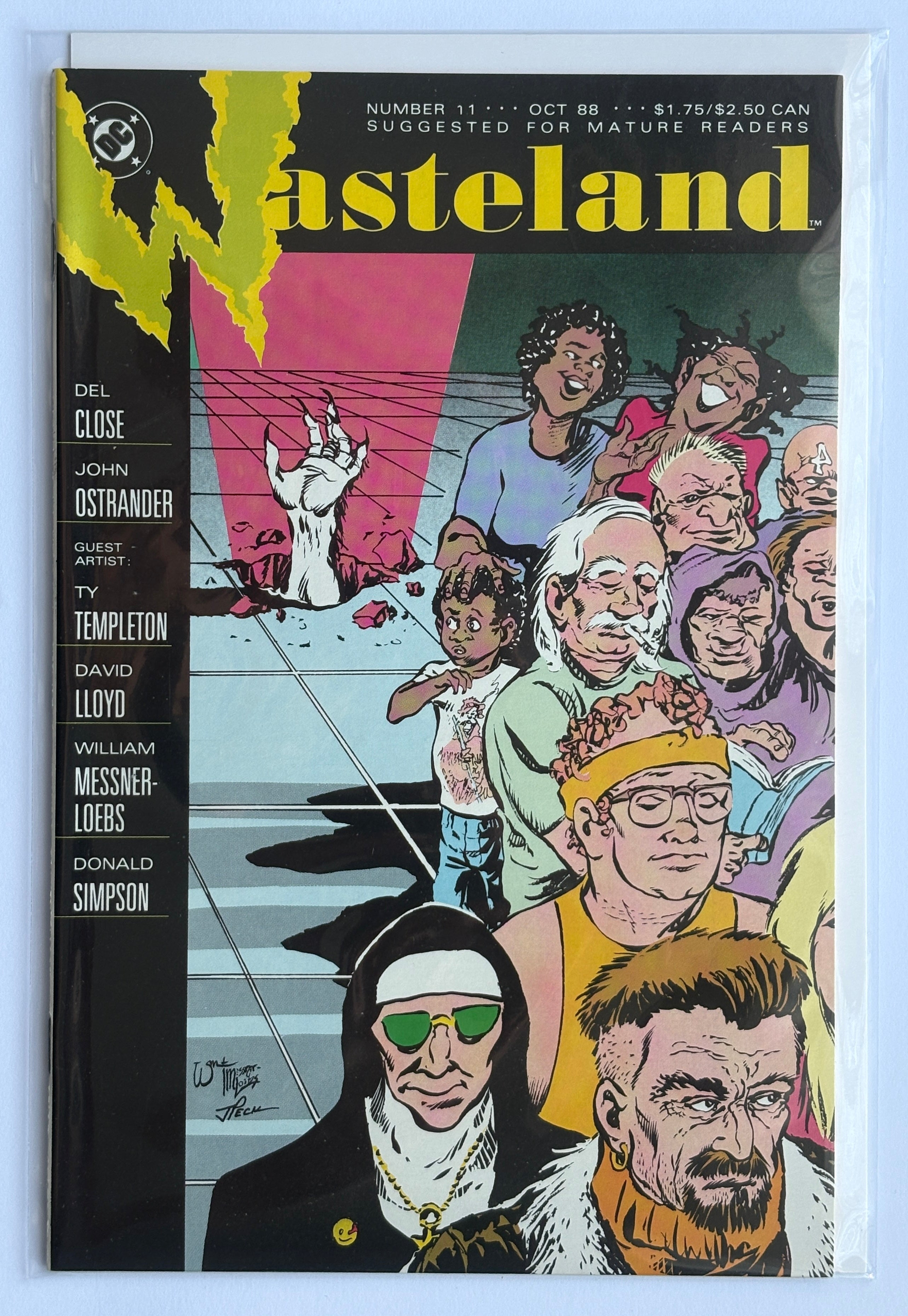 Wasteland #11 - 1st Printing DC Comics October 1988 VF+ 8.5