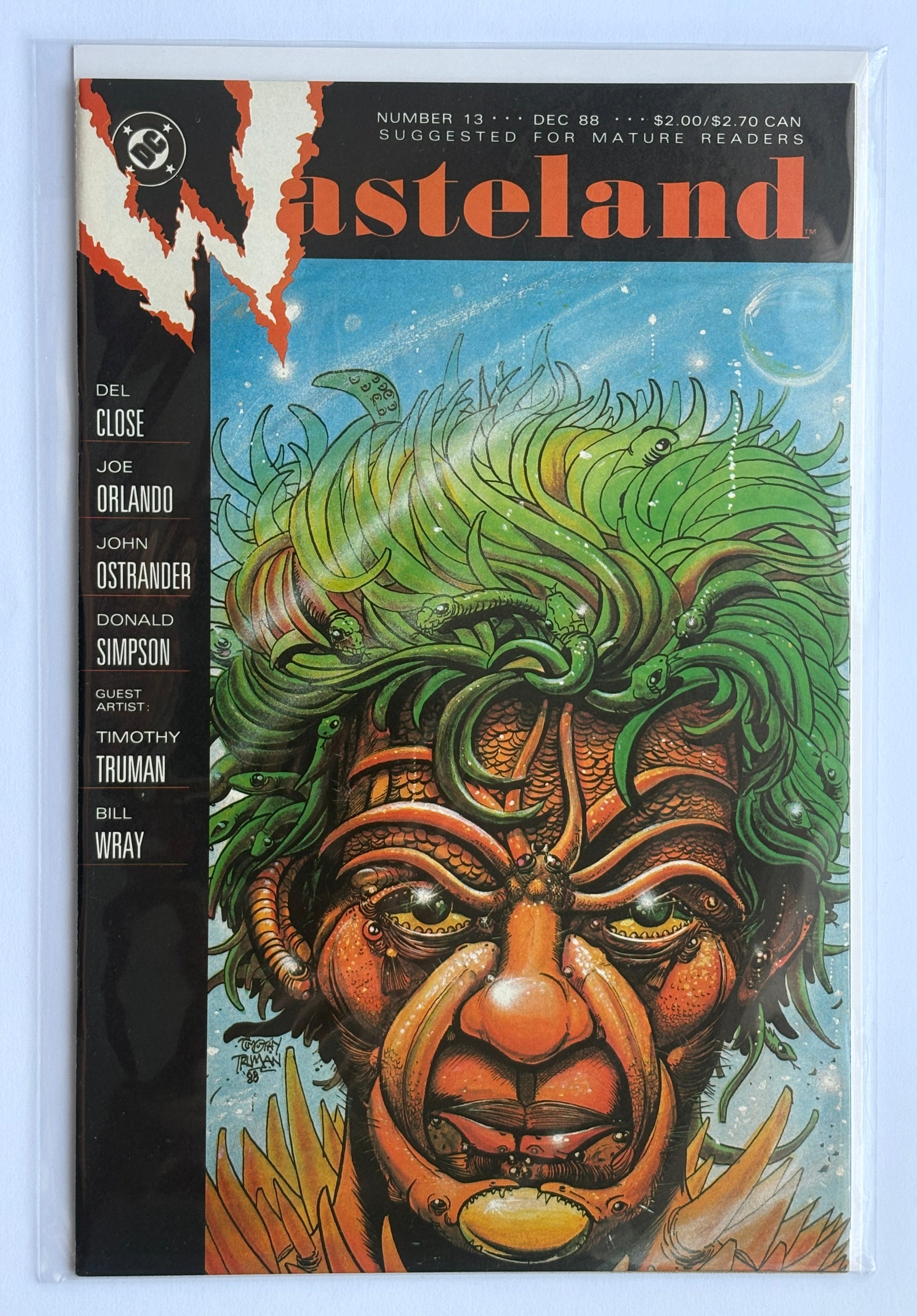 Wasteland #13 - 1st Printing DC Comics December 1988 VF+ 8.5